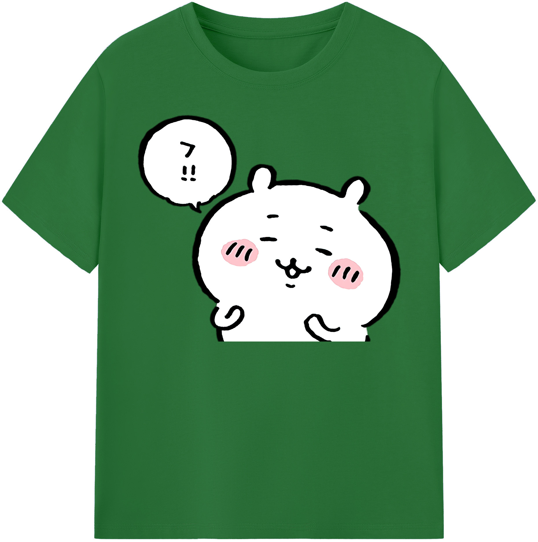 （画像用） ちいかわ ちいかわ Chii-kawa chiikawa 綿100％半袖Tシャツ（フロントプリント）