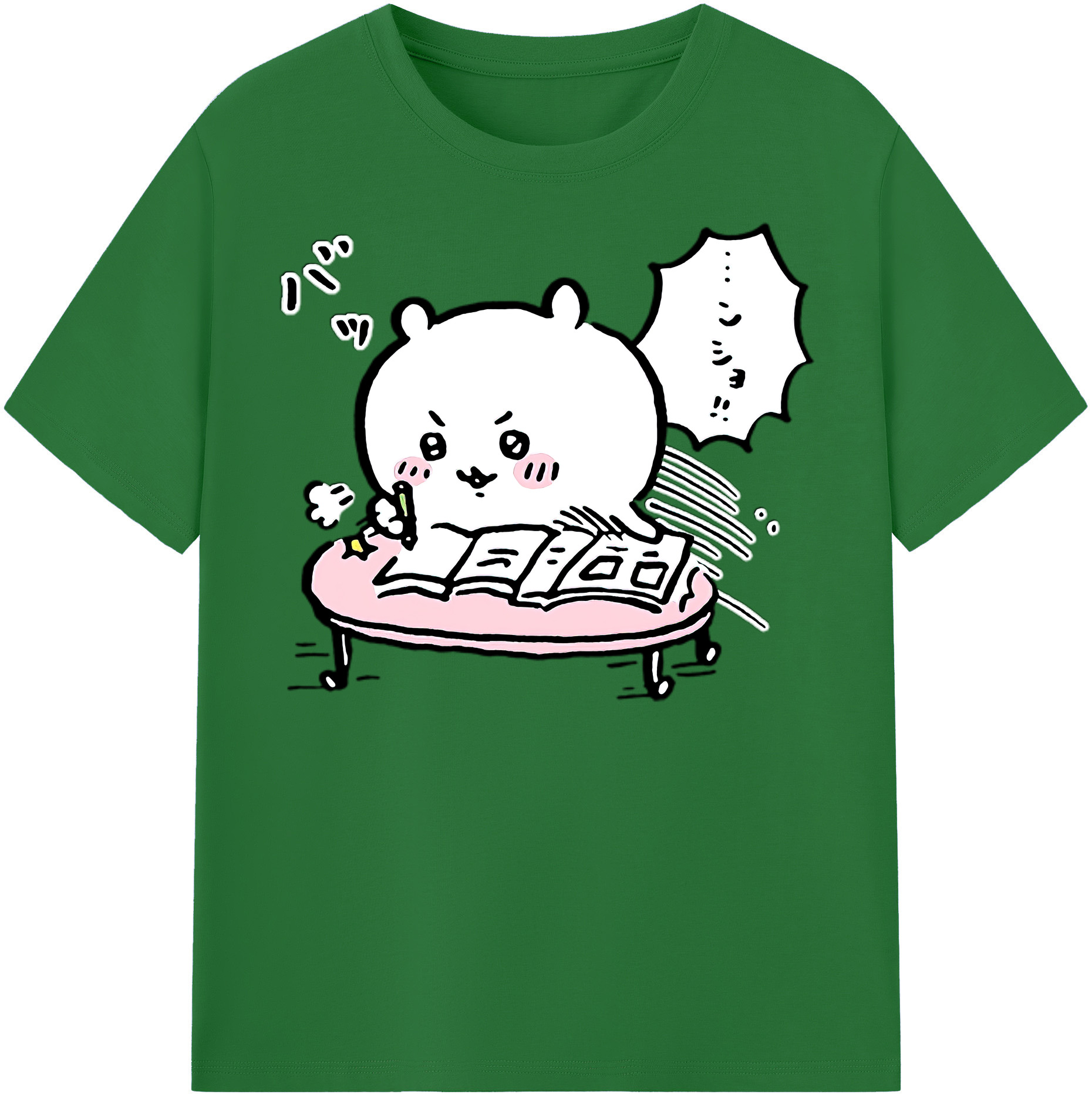 （画像用） ちいかわ ちいかわ Chii-kawa chiikawa 綿100％半袖Tシャツ（フロントプリント）