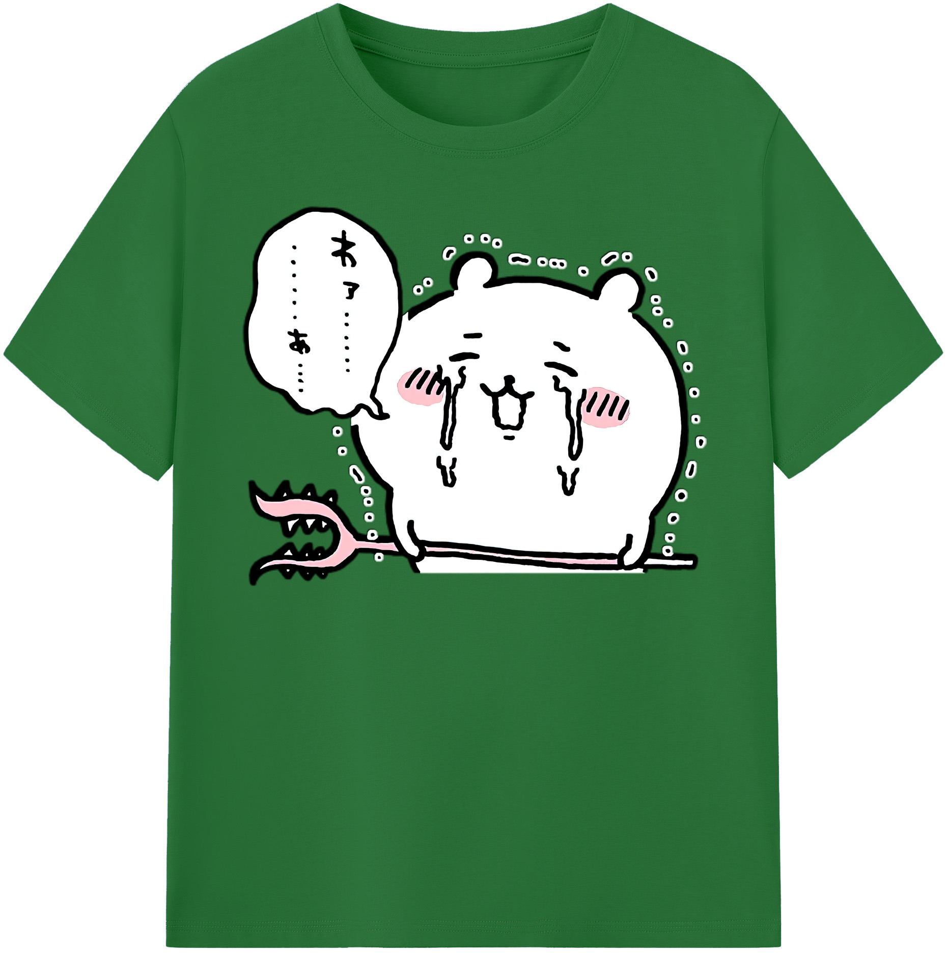 （画像用） ちいかわ ちいかわ Chii-kawa chiikawa 綿100％半袖Tシャツ（フロントプリント）