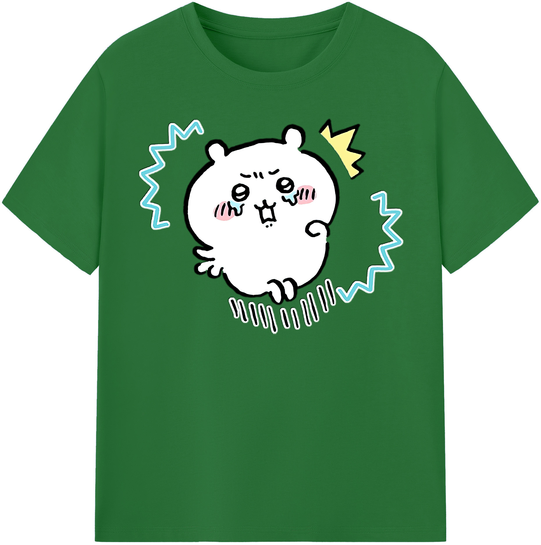 （画像用） ちいかわ ちいかわ Chii-kawa chiikawa 綿100％半袖Tシャツ（フロントプリント）