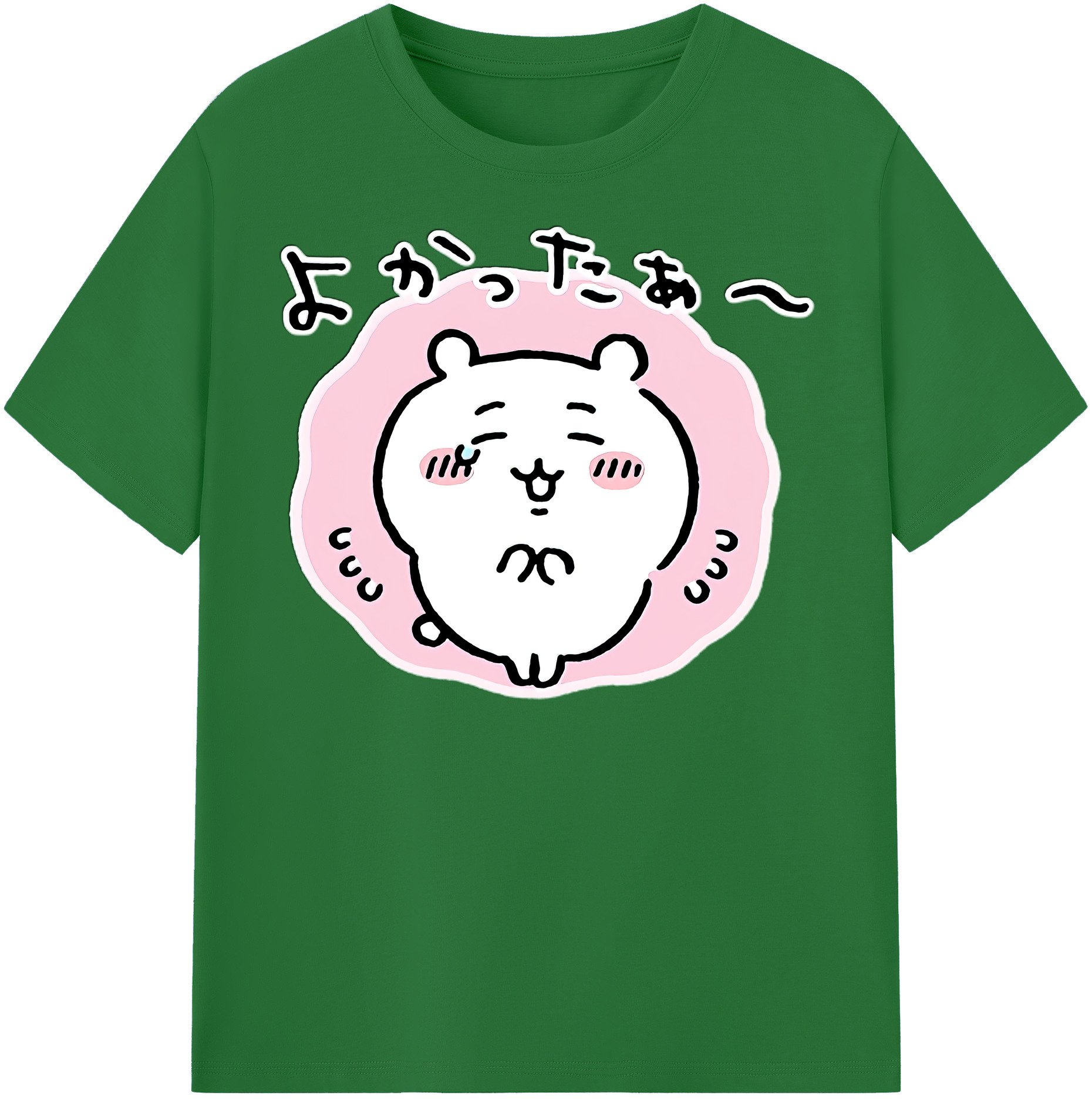 （画像用） ちいかわ ちいかわ Chii-kawa chiikawa 綿100％半袖Tシャツ（フロントプリント）