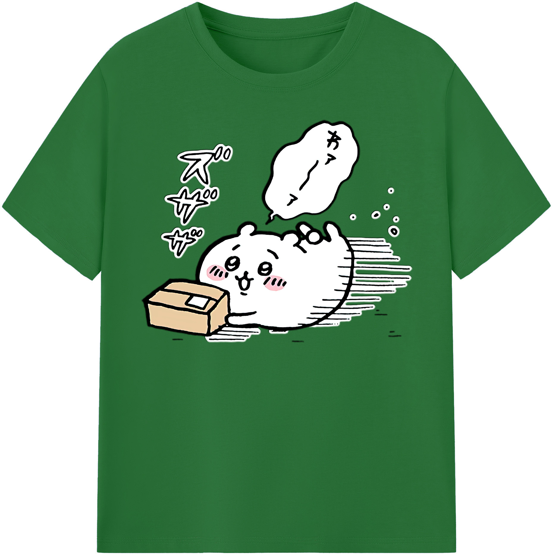 （画像用） ちいかわ ちいかわ Chii-kawa chiikawa 綿100％半袖Tシャツ（フロントプリント）
