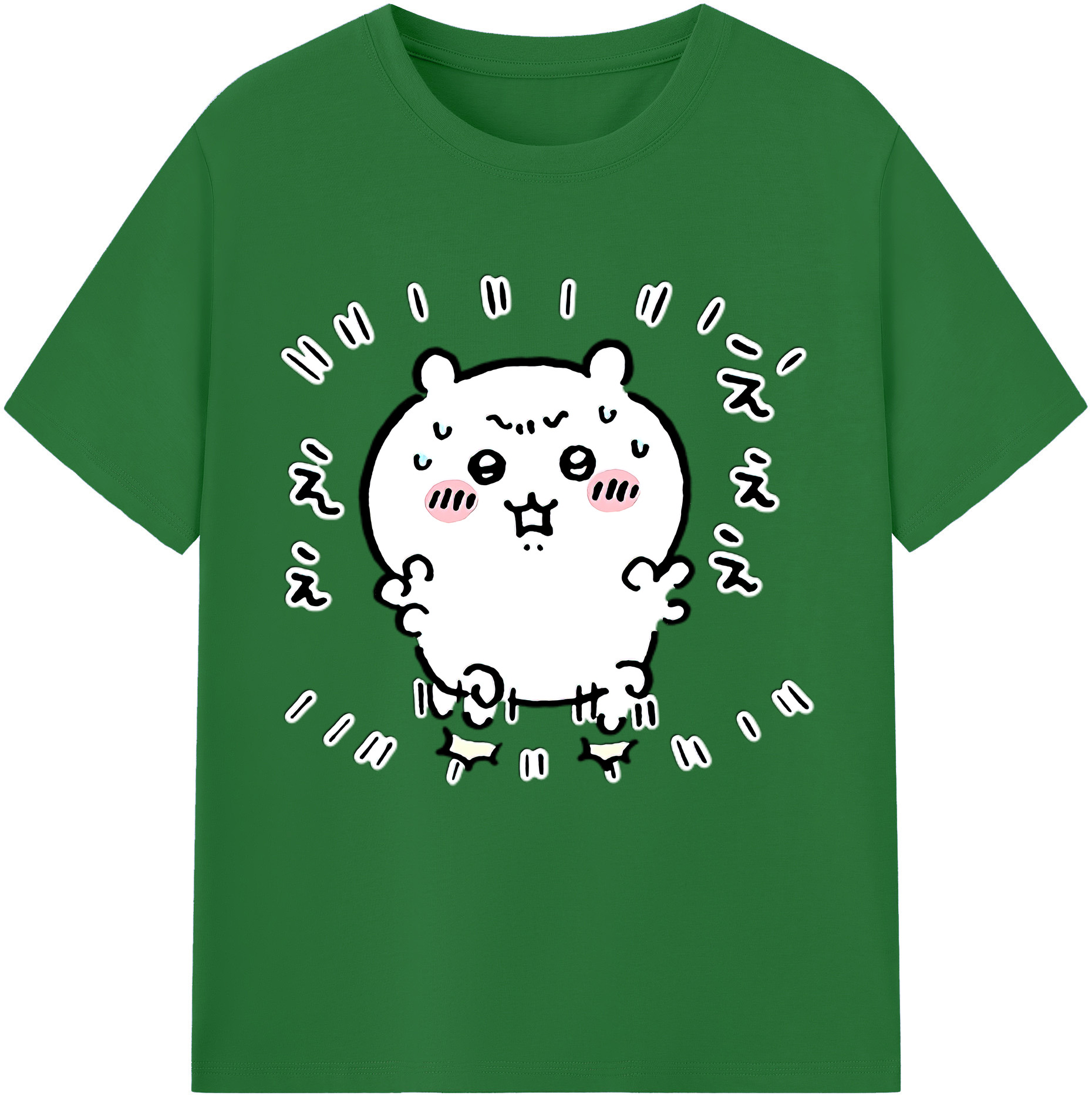 （画像用） ちいかわ ちいかわ Chii-kawa chiikawa 綿100％半袖Tシャツ（フロントプリント）