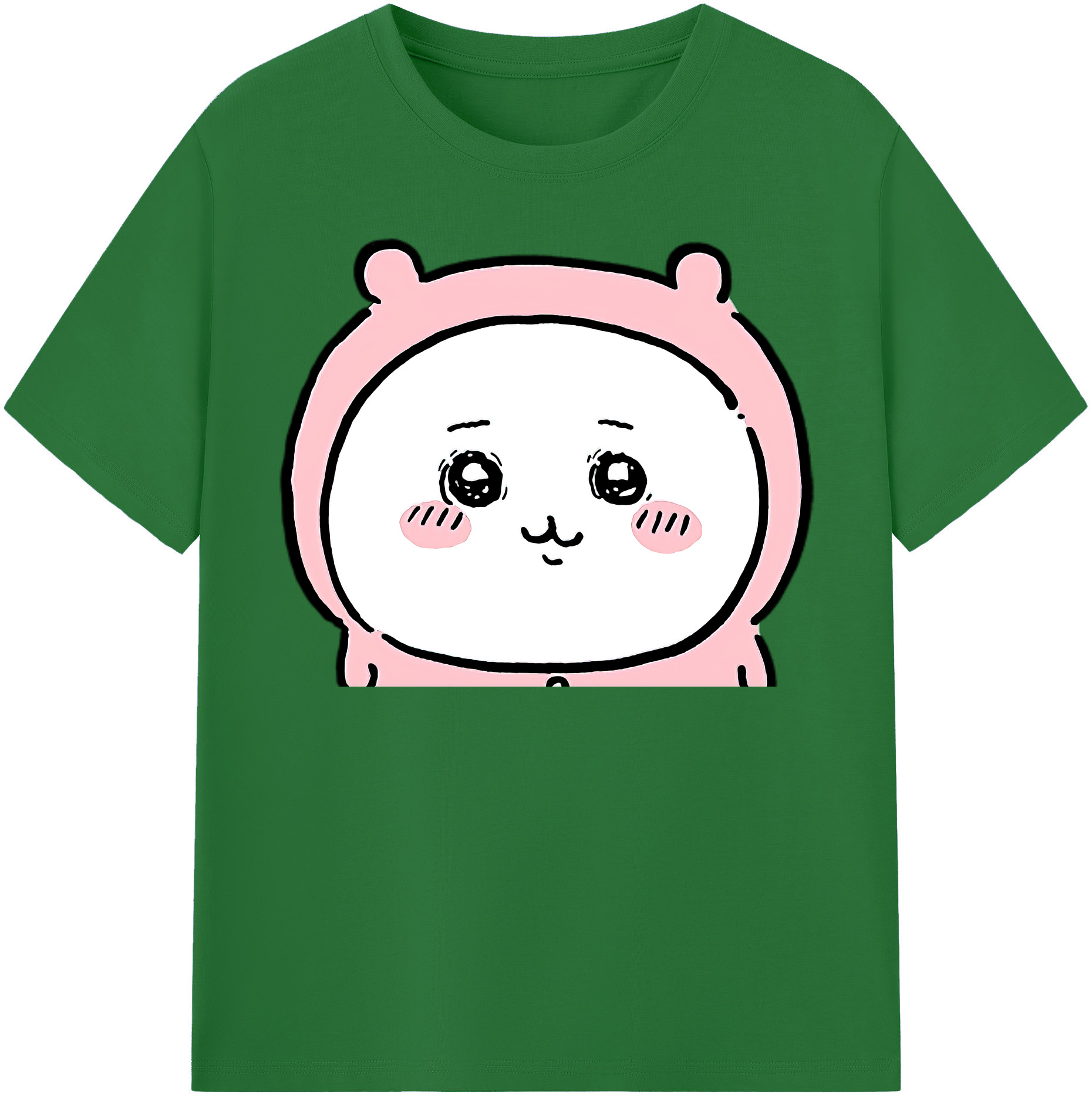 （画像用） ちいかわ ちいかわ Chii-kawa chiikawa 綿100％半袖Tシャツ（フロントプリント）