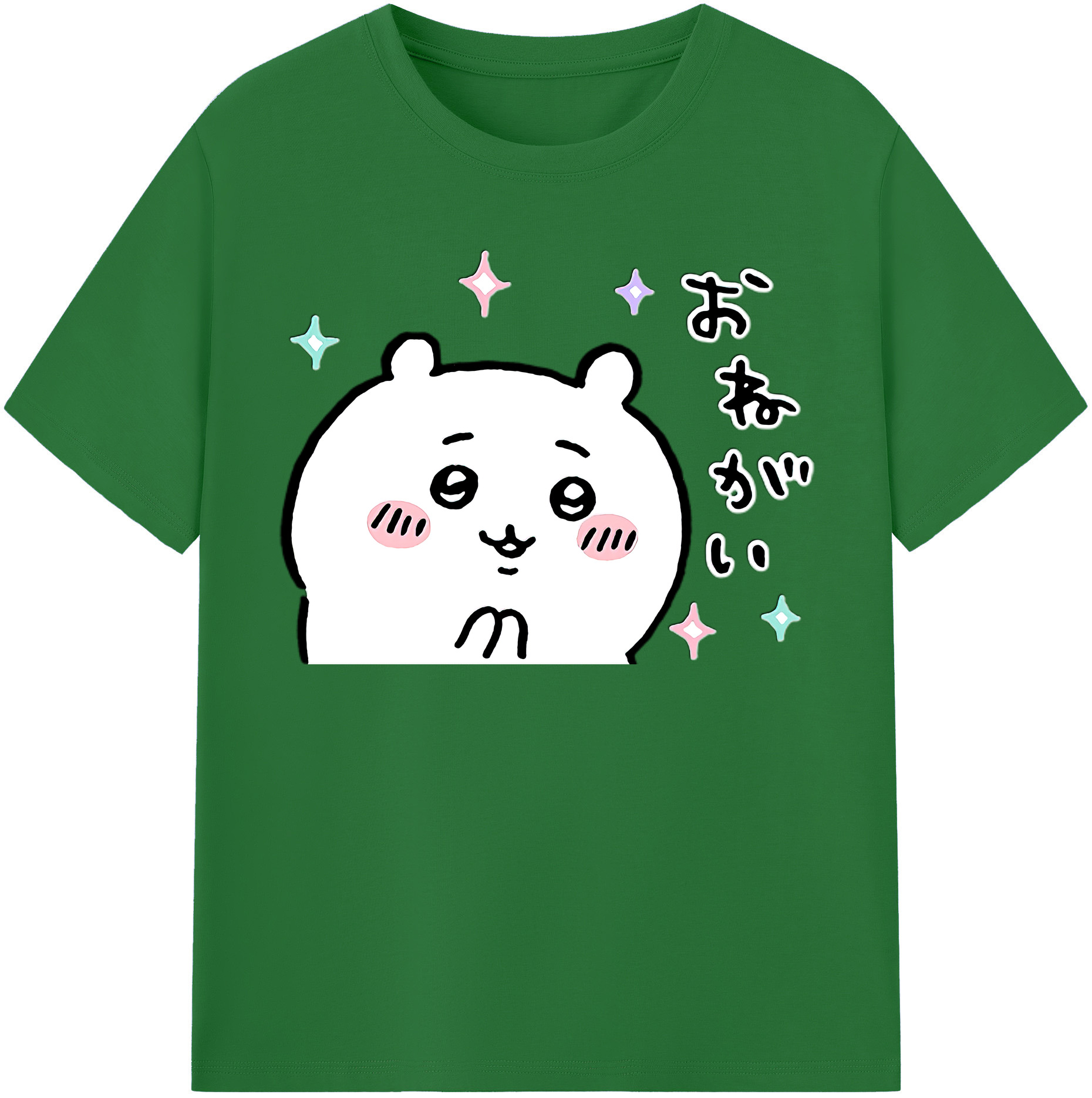 （画像用） ちいかわ ちいかわ Chii-kawa chiikawa 綿100％半袖Tシャツ（フロントプリント）