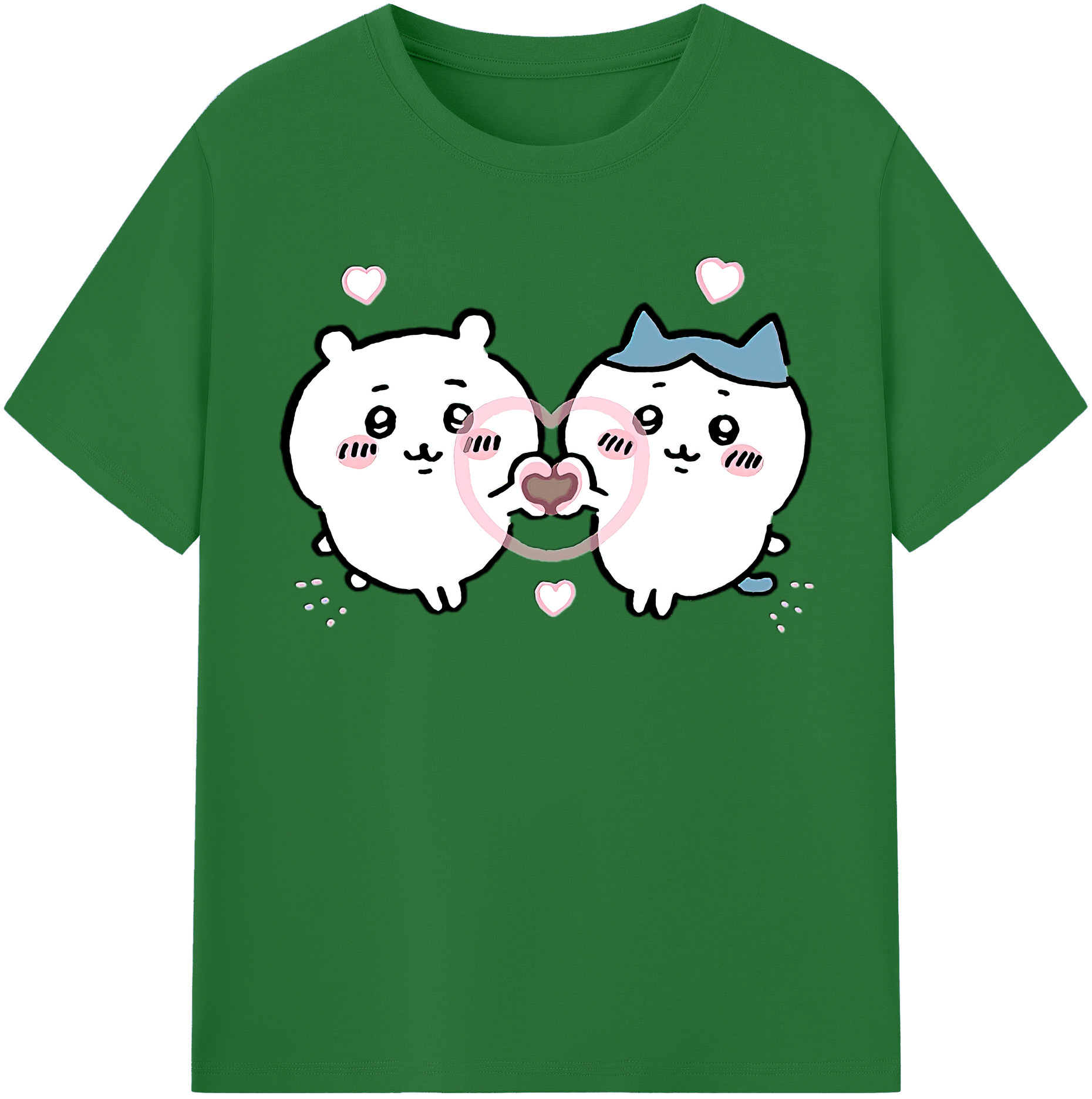 （画像用） ちいかわ ちいかわ Chii-kawa chiikawa 綿100％半袖Tシャツ（フロントプリント）
