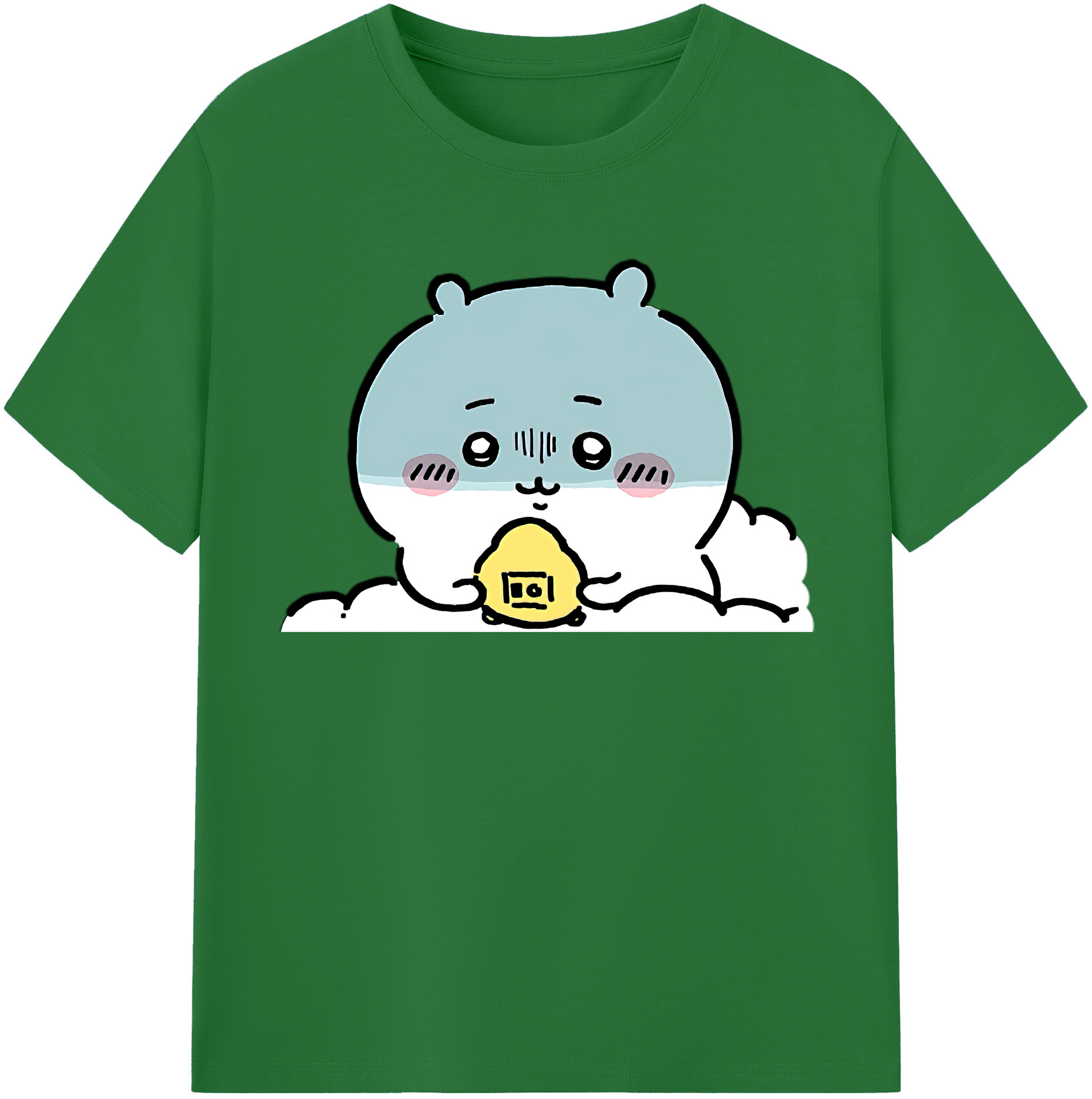 （画像用） ちいかわ ちいかわ Chii-kawa chiikawa 綿100％半袖Tシャツ（フロントプリント）