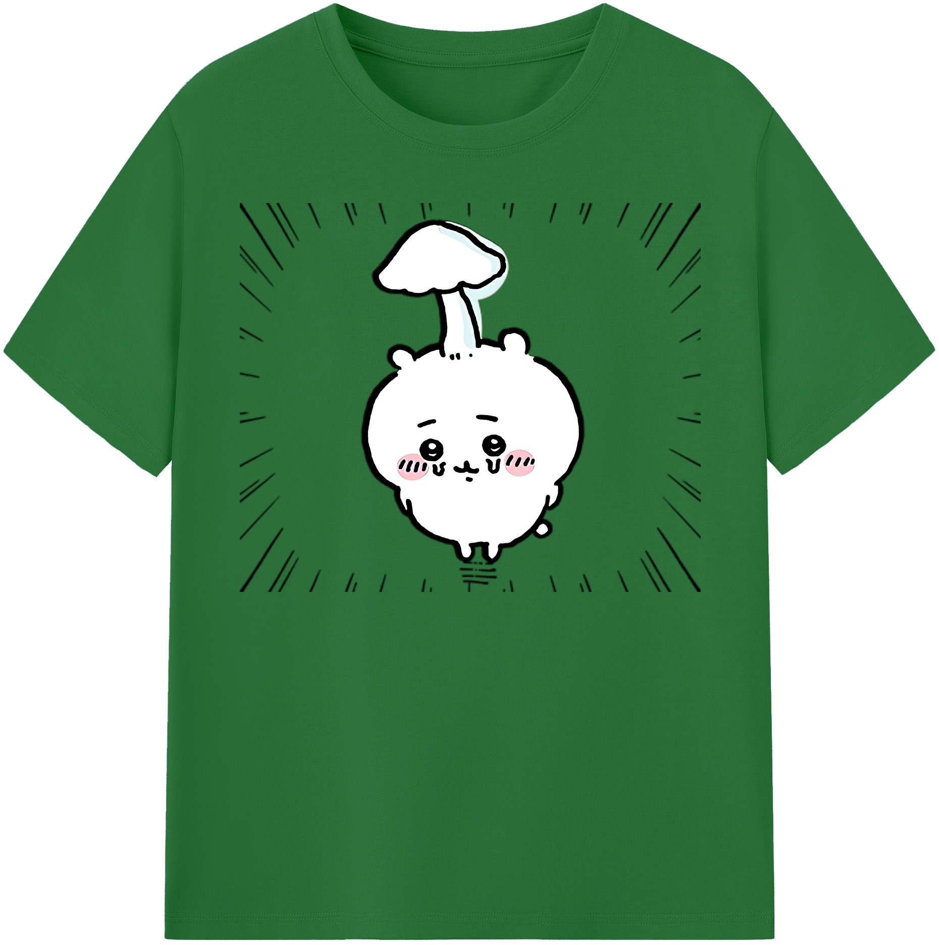 （画像用） ちいかわ ちいかわ Chii-kawa chiikawa 綿100％半袖Tシャツ（フロントプリント）