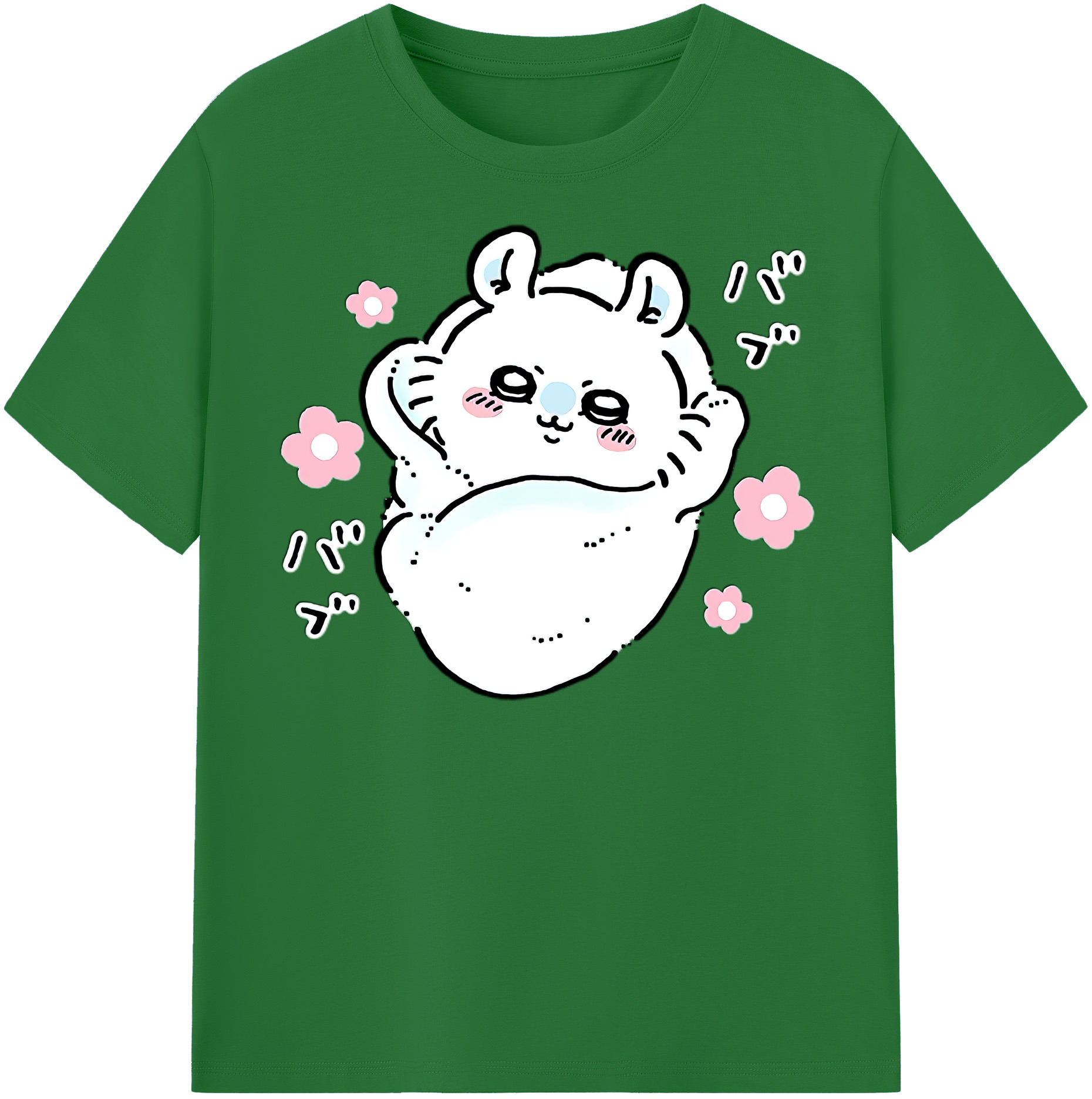（画像用） ちいかわ モモンガ Chii-kawa Momonga 綿100％半袖Tシャツ（フロントプリント）