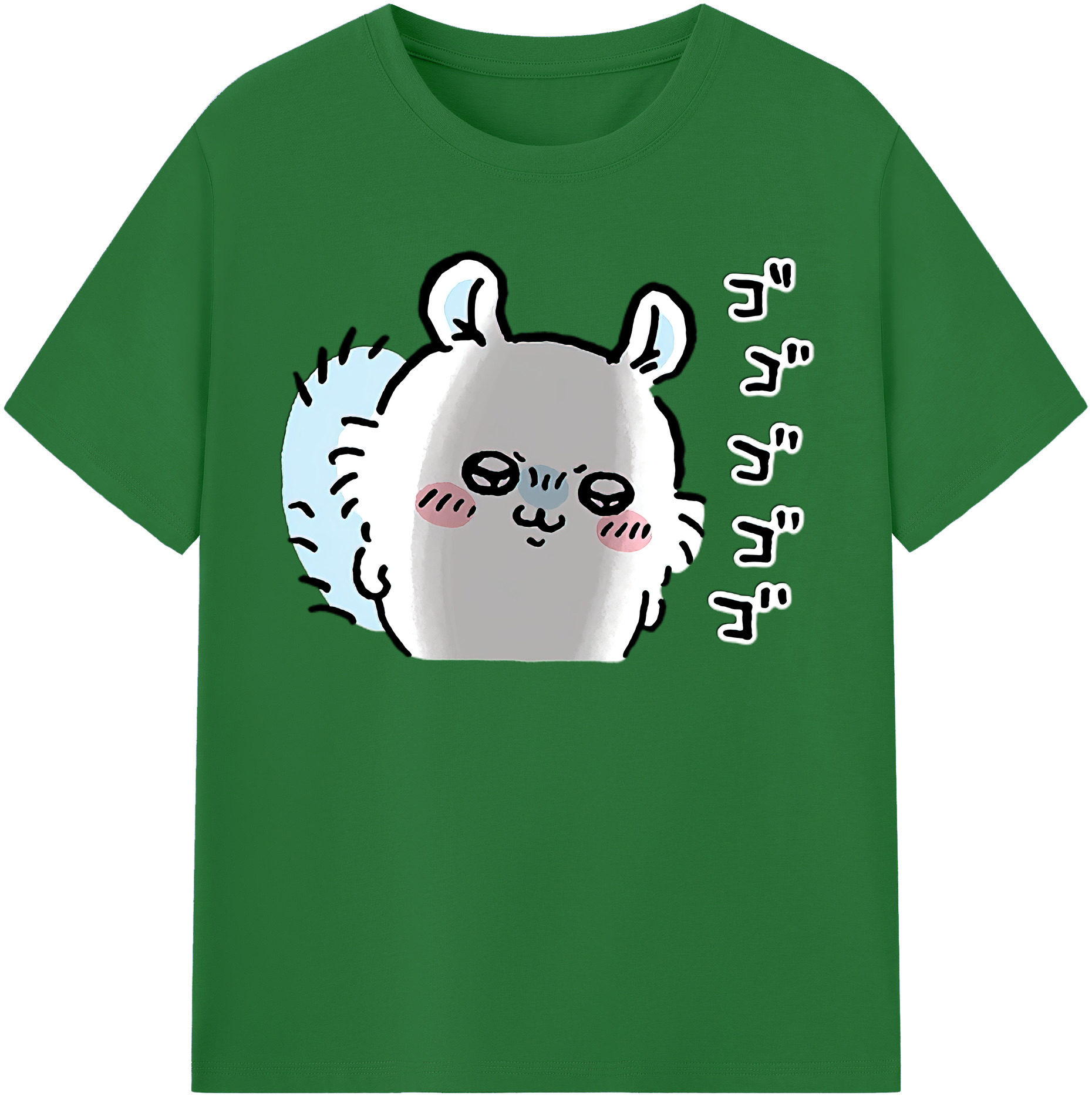 （画像用） ちいかわ モモンガ Chii-kawa Momonga 綿100％半袖Tシャツ（フロントプリント）