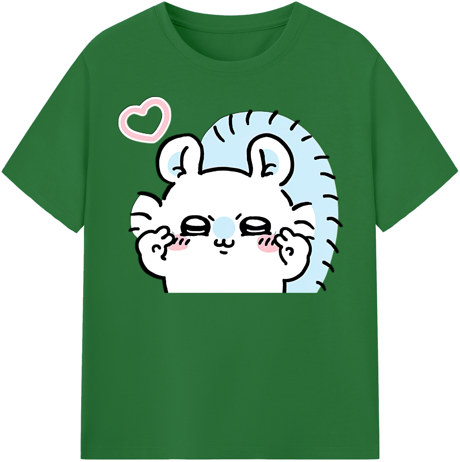 （画像用） ちいかわ モモンガ Chii-kawa Momonga 綿100％半袖Tシャツ（フロントプリント）
