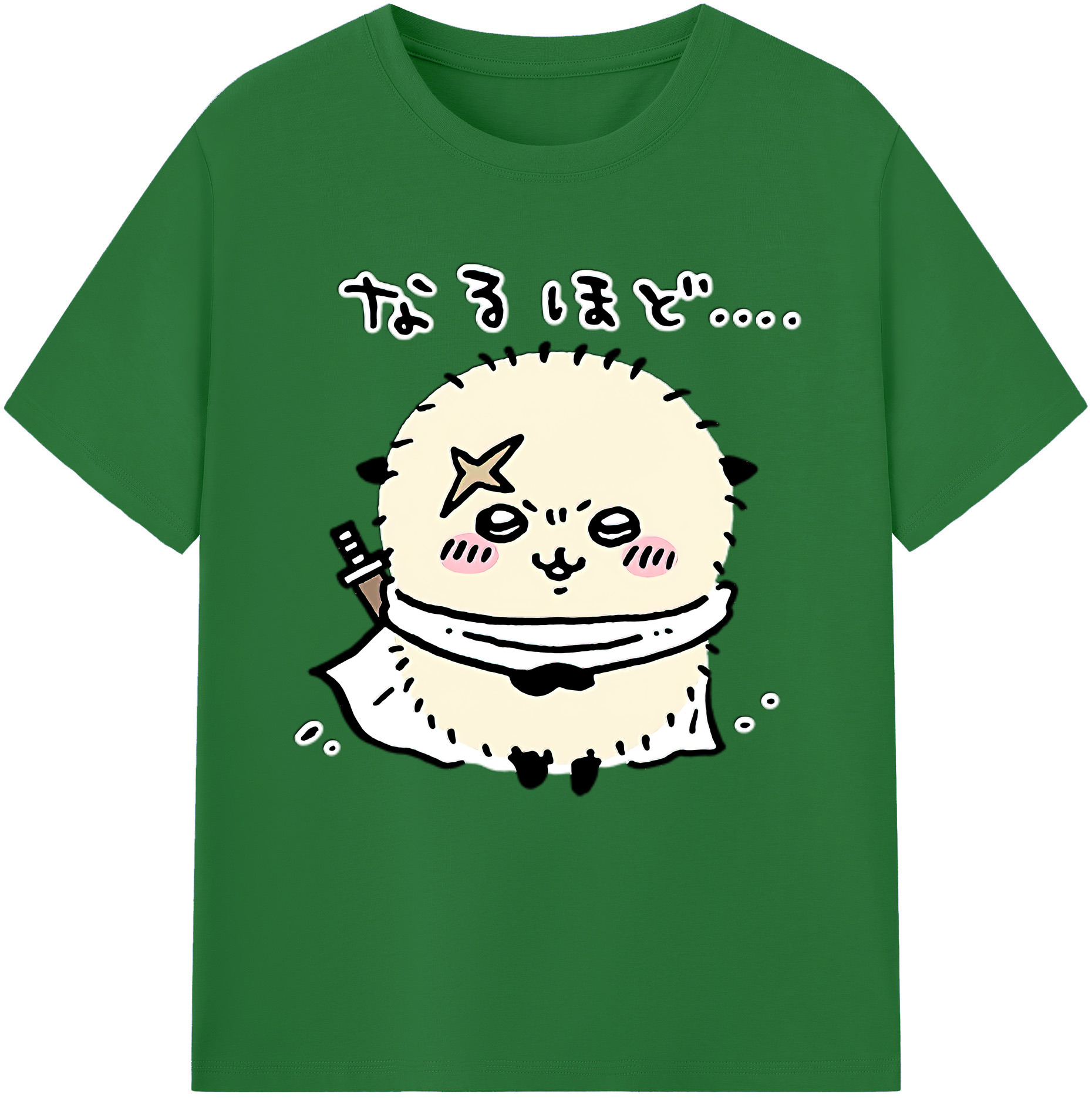 （画像用） ちいかわ ラッコ Chii-kawa Sea otter 綿100％半袖Tシャツ（フロントプリント）