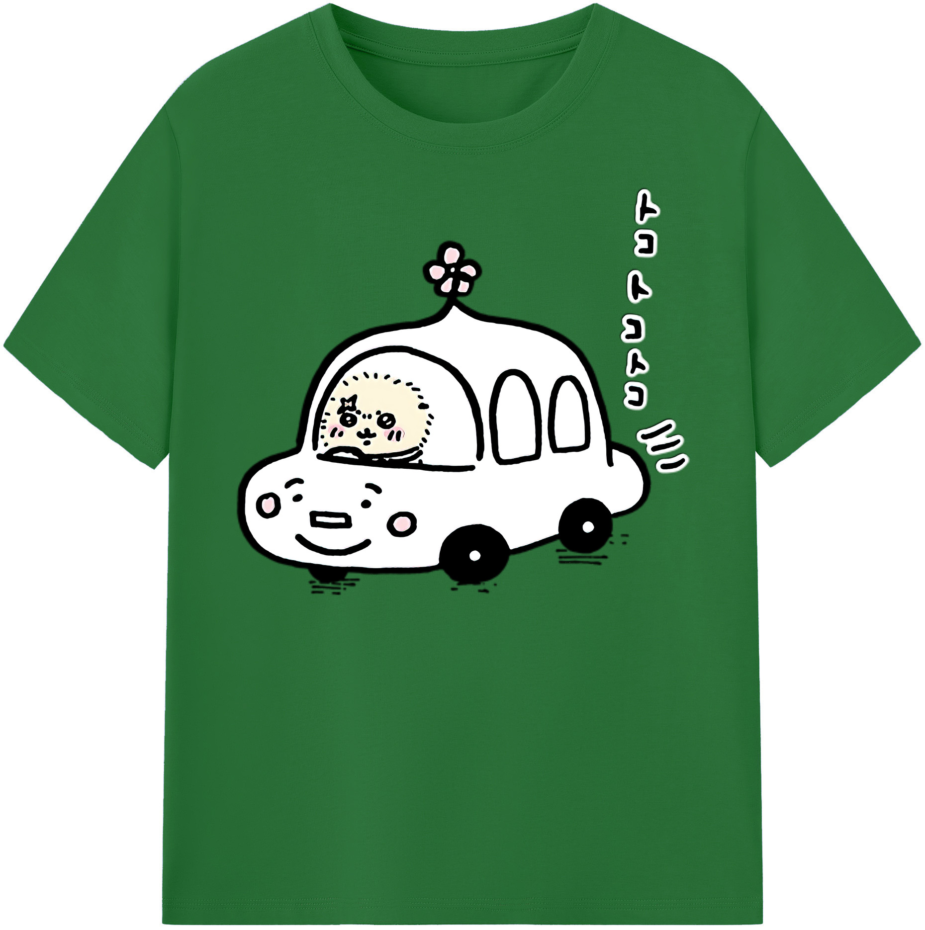 （画像用） ちいかわ ラッコ Chii-kawa Sea otter 綿100％半袖Tシャツ（フロントプリント）