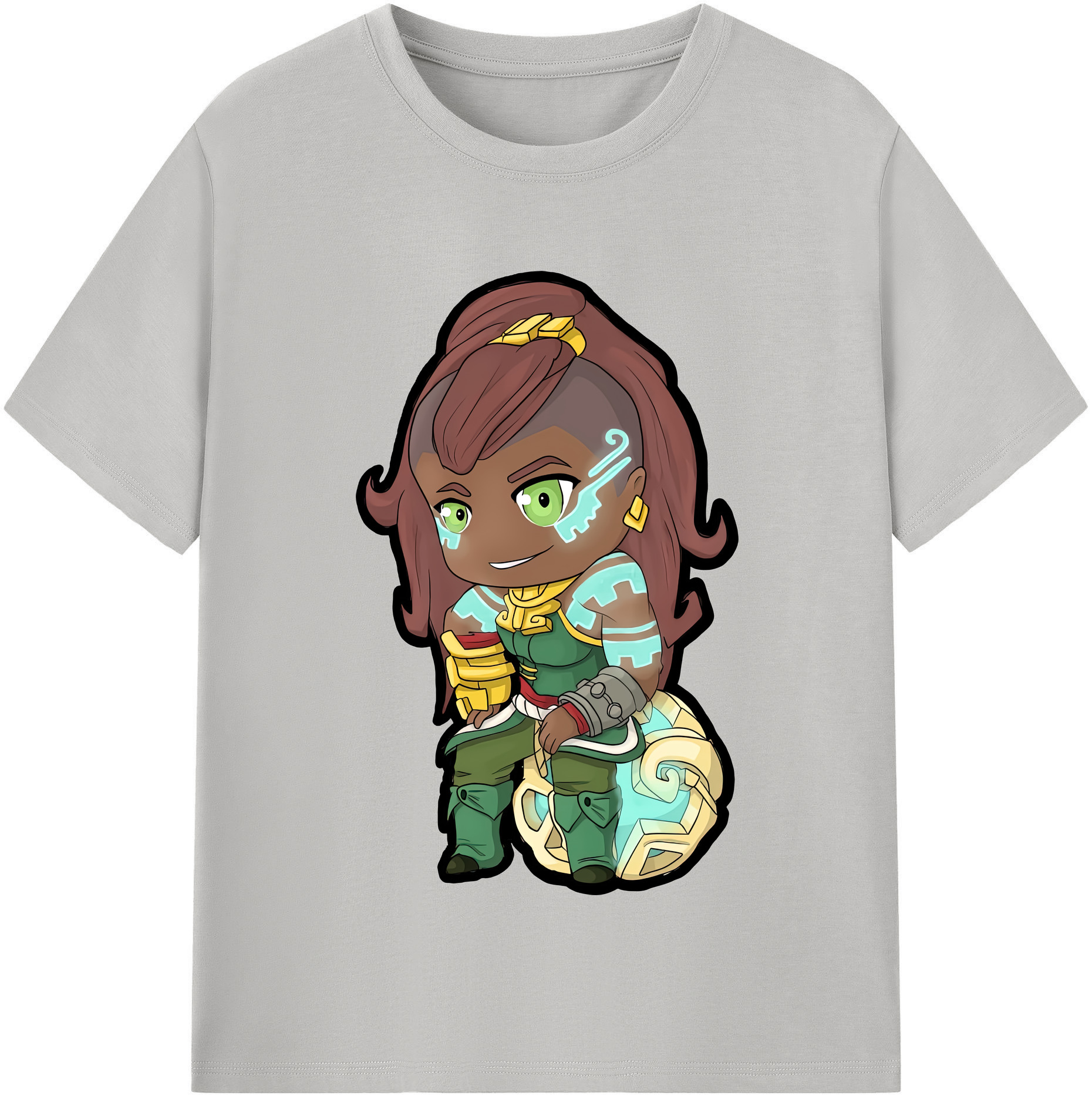 （画像用） ちいかわ ハチワレ Chii-kawa hachiware 綿100％半袖Tシャツ（フロントプリント）