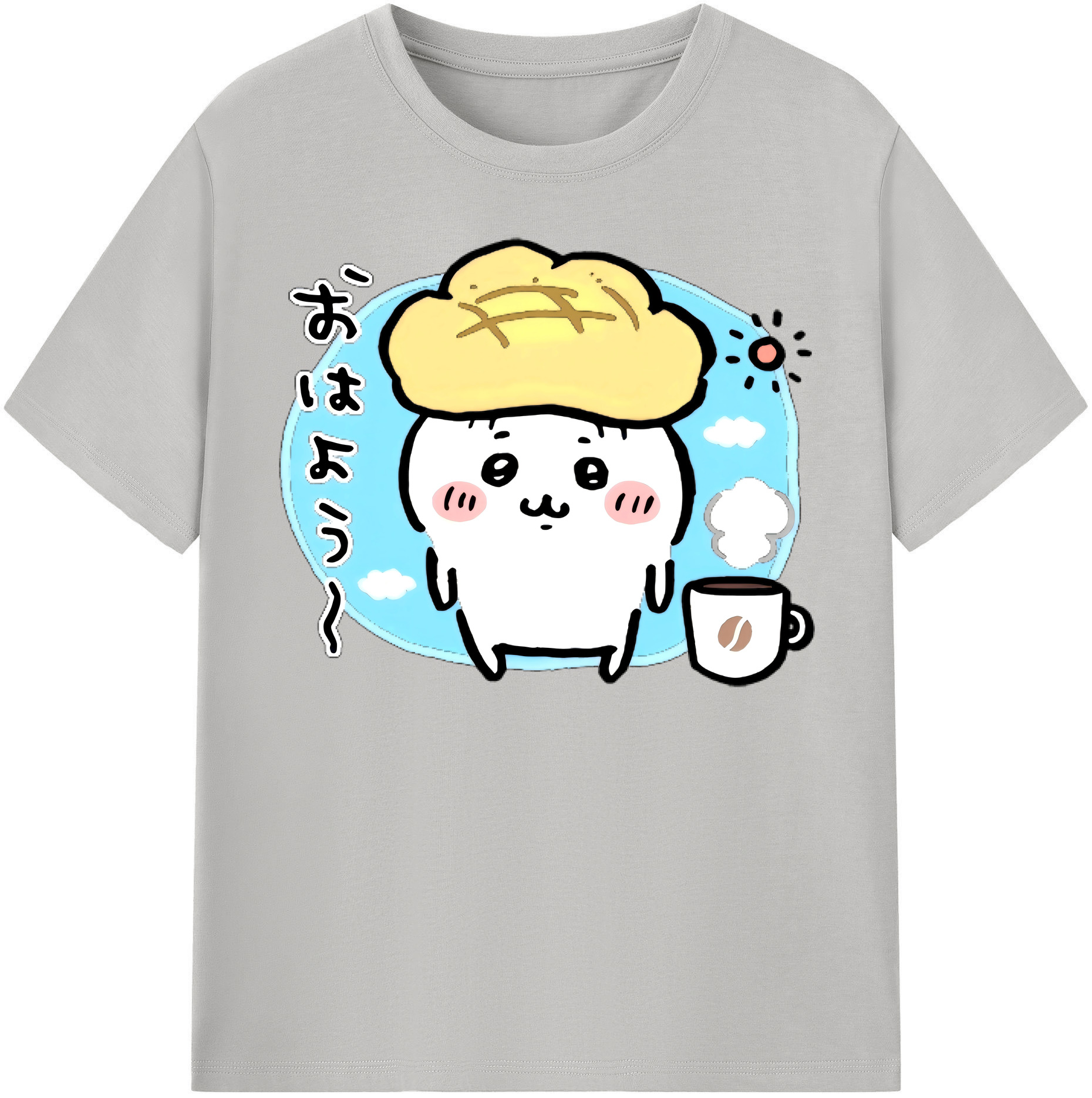 （画像用） ちいかわ ちいかわ Chii-kawa chiikawa 綿100％半袖Tシャツ（フロントプリント）