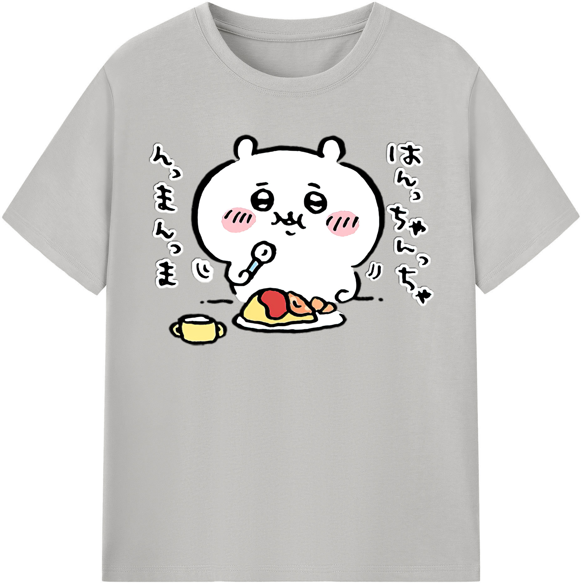 （画像用） ちいかわ ちいかわ Chii-kawa chiikawa 綿100％半袖Tシャツ（フロントプリント）