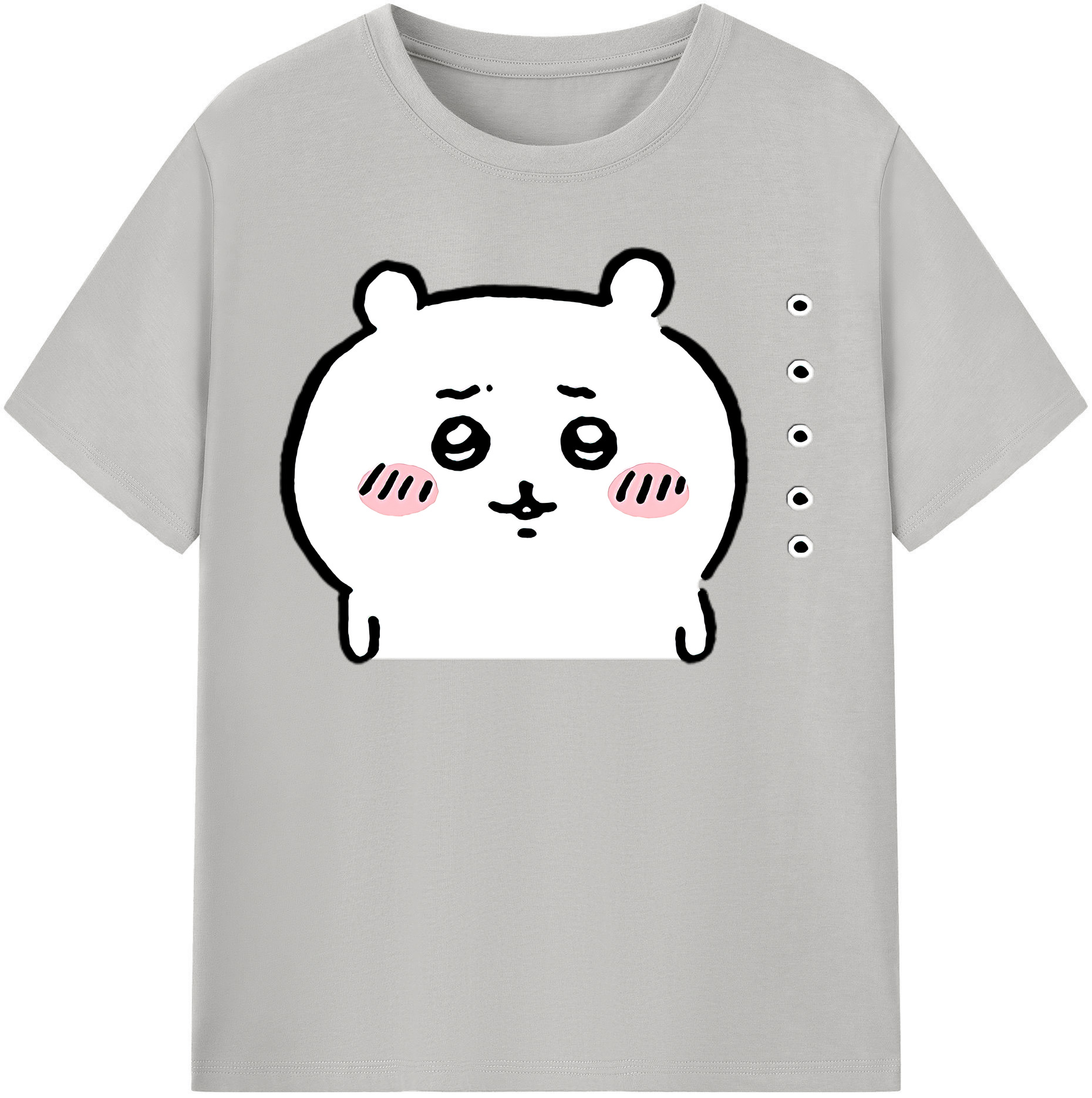 （画像用） ちいかわ ちいかわ Chii-kawa chiikawa 綿100％半袖Tシャツ（フロントプリント）