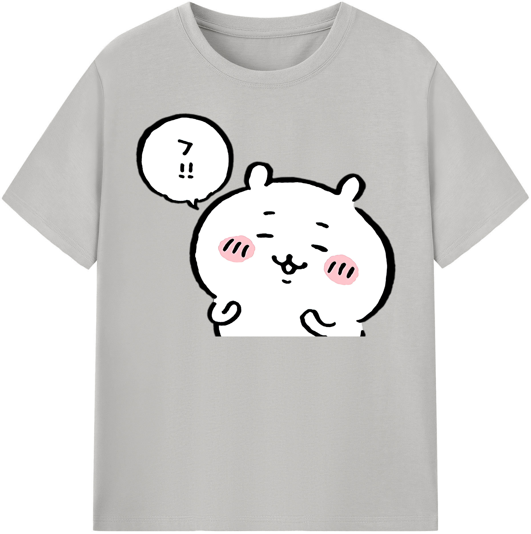 （画像用） ちいかわ ちいかわ Chii-kawa chiikawa 綿100％半袖Tシャツ（フロントプリント）