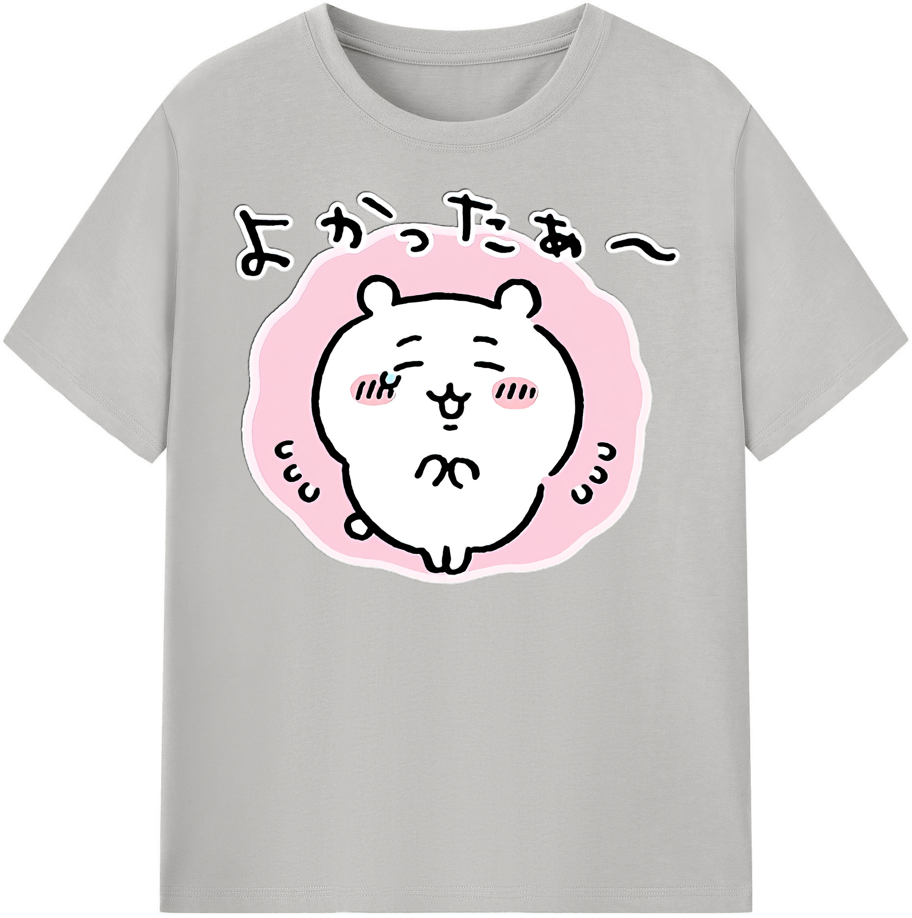 （画像用） ちいかわ ちいかわ Chii-kawa chiikawa 綿100％半袖Tシャツ（フロントプリント）