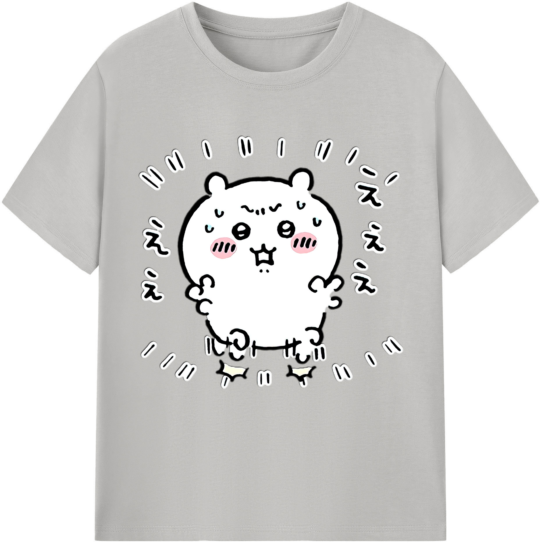 （画像用） ちいかわ ちいかわ Chii-kawa chiikawa 綿100％半袖Tシャツ（フロントプリント）