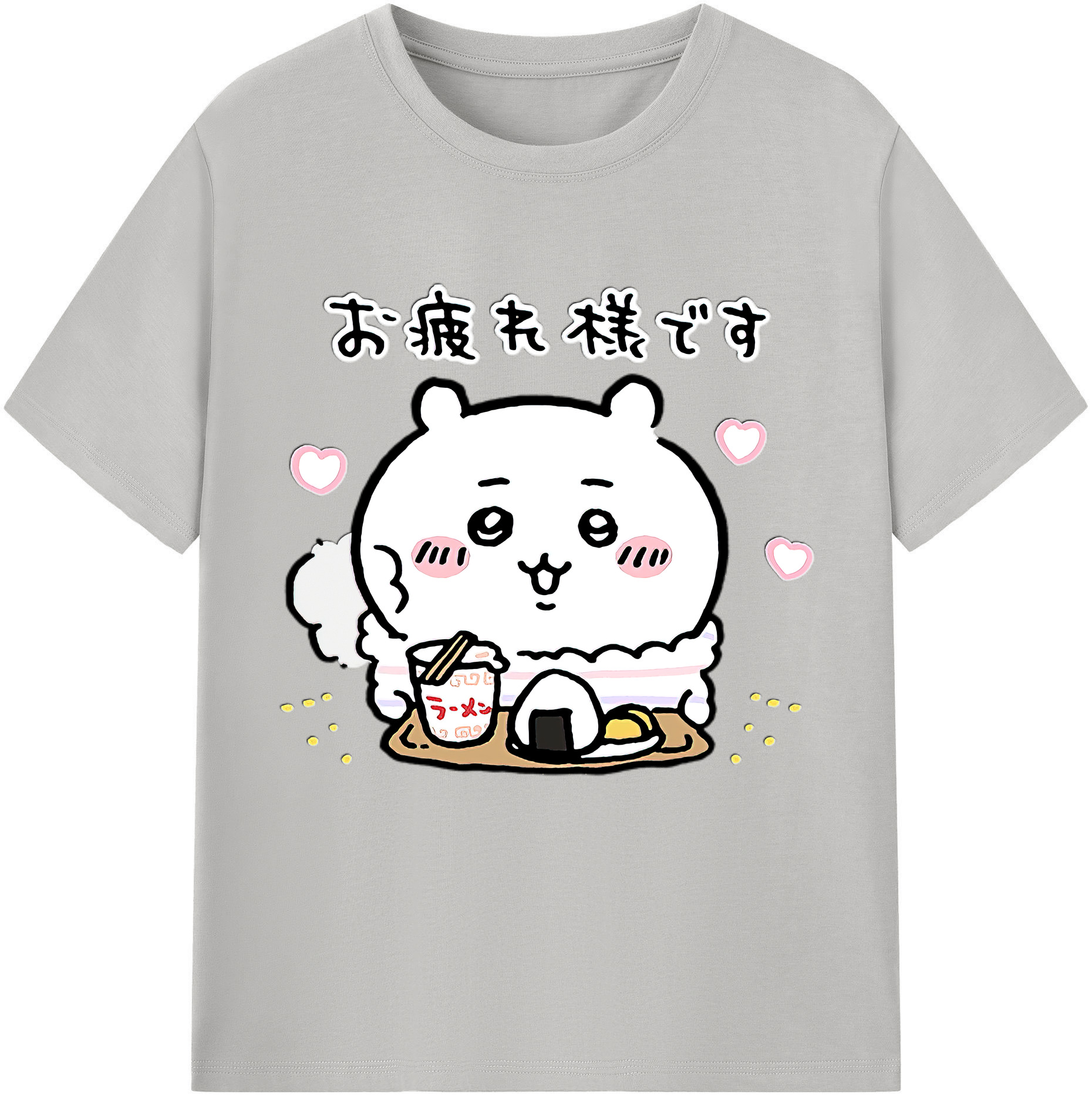 （画像用） ちいかわ ちいかわ Chii-kawa chiikawa 綿100％半袖Tシャツ（フロントプリント）