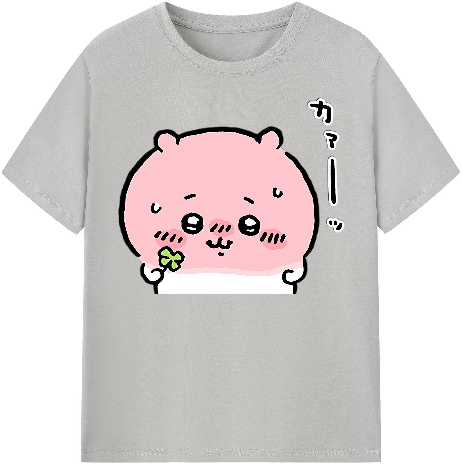 （画像用） ちいかわ ちいかわ Chii-kawa chiikawa 綿100％半袖Tシャツ（フロントプリント）