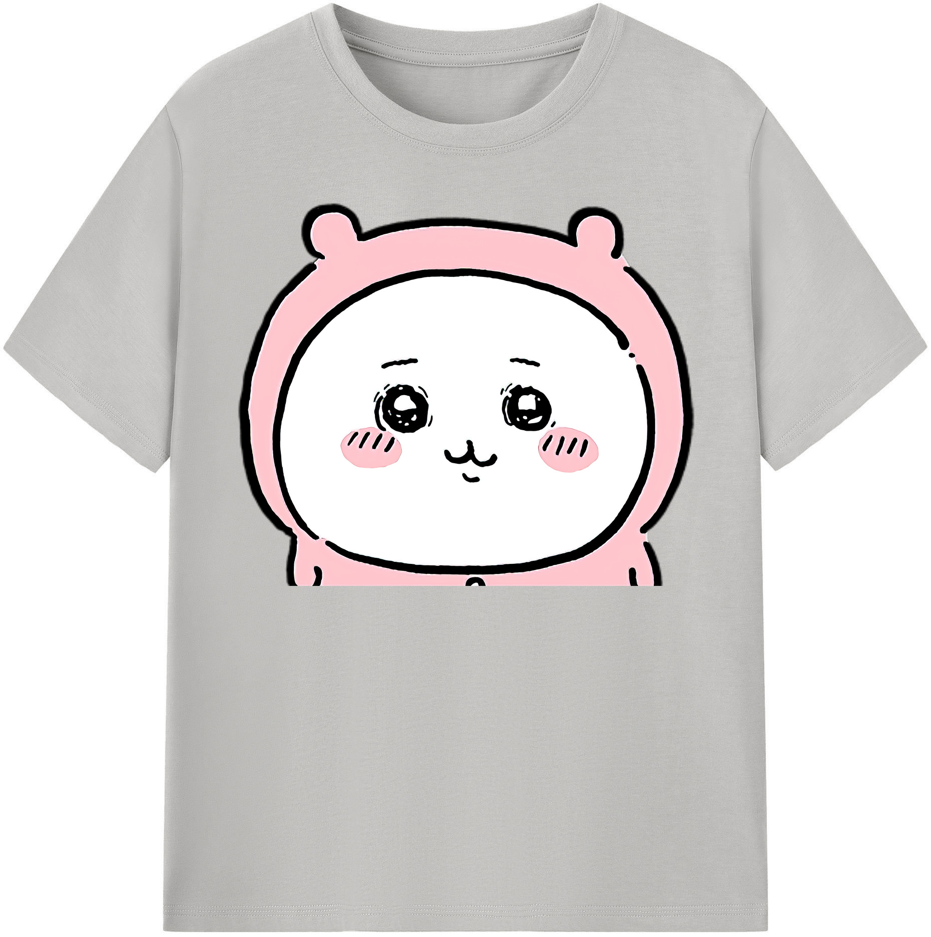 （画像用） ちいかわ ちいかわ Chii-kawa chiikawa 綿100％半袖Tシャツ（フロントプリント）