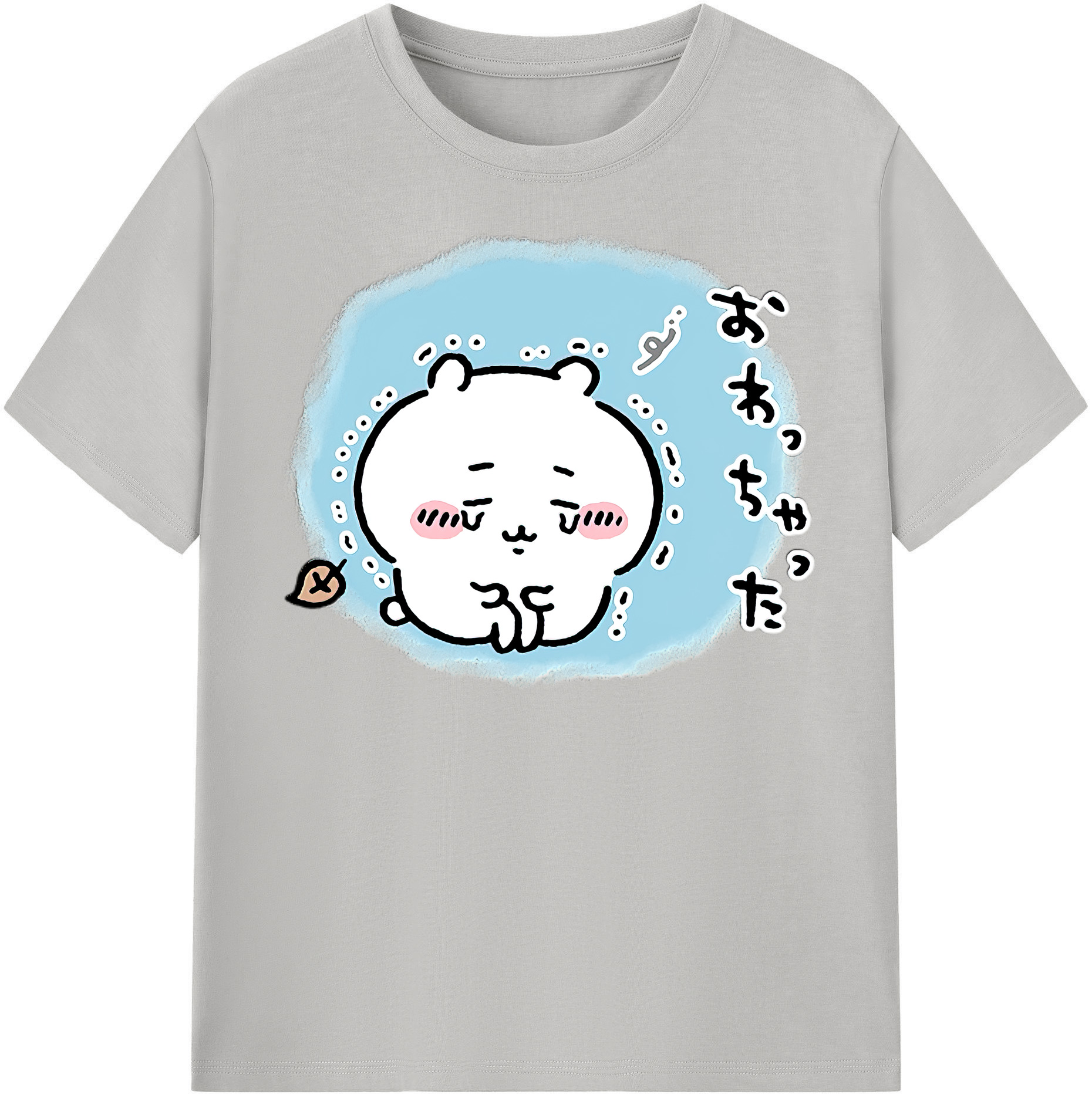 （画像用） ちいかわ ちいかわ Chii-kawa chiikawa 綿100％半袖Tシャツ（フロントプリント）