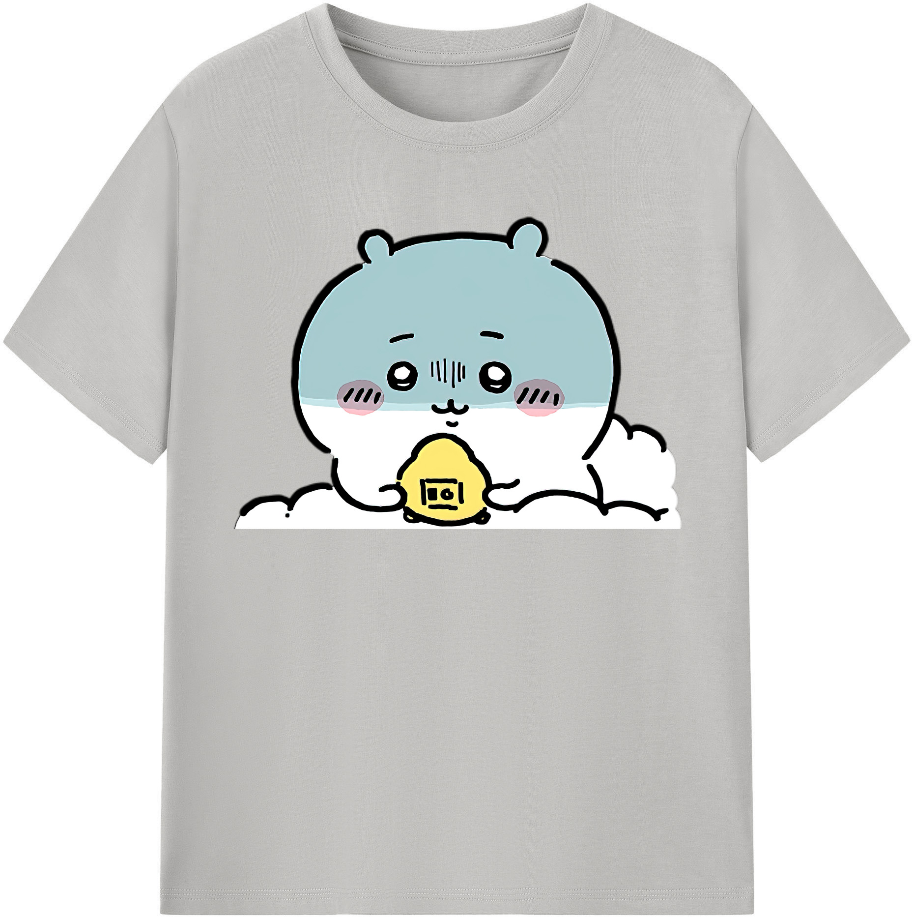 （画像用） ちいかわ ちいかわ Chii-kawa chiikawa 綿100％半袖Tシャツ（フロントプリント）
