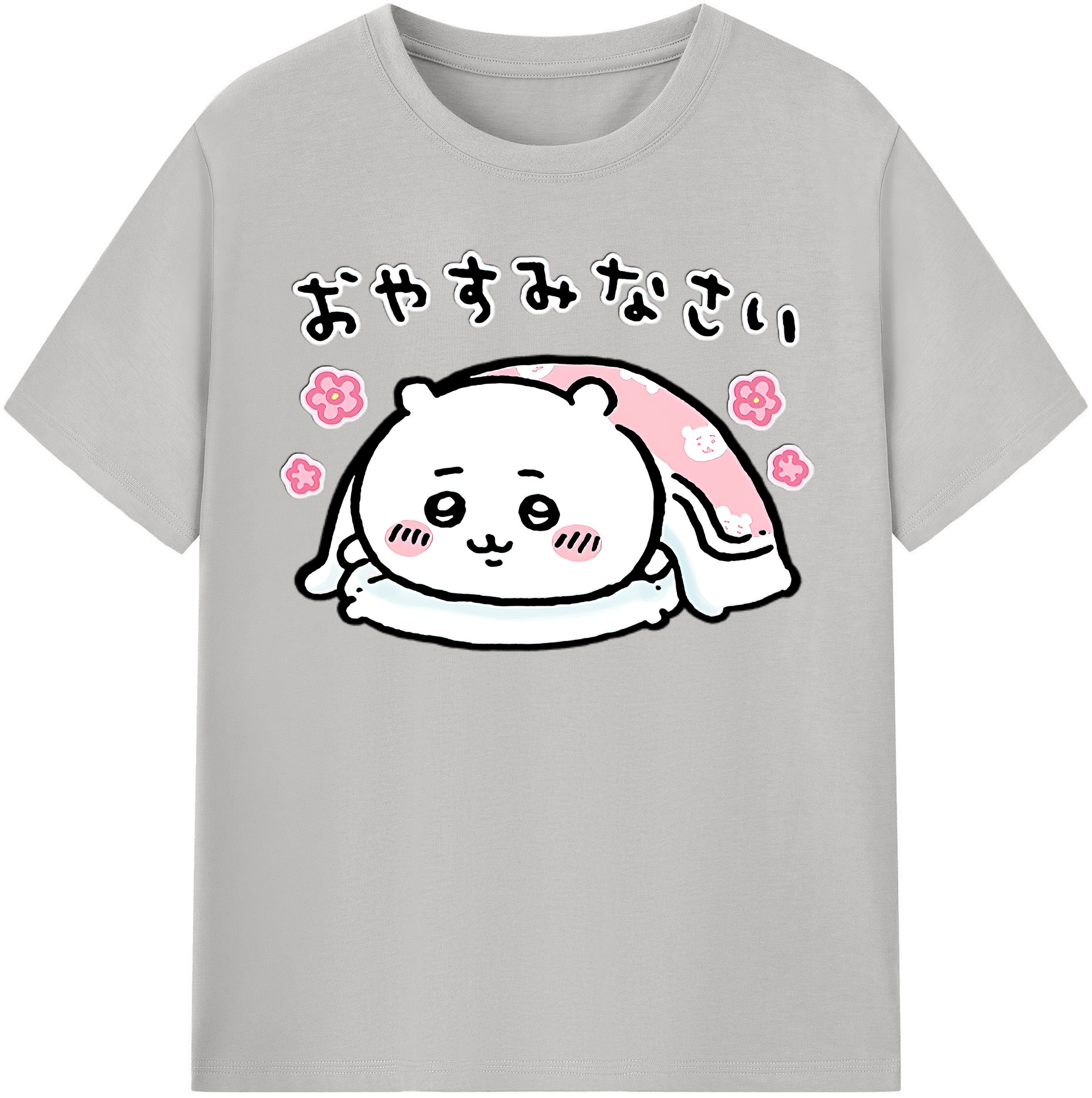 （画像用） ちいかわ ちいかわ Chii-kawa chiikawa 綿100％半袖Tシャツ（フロントプリント）