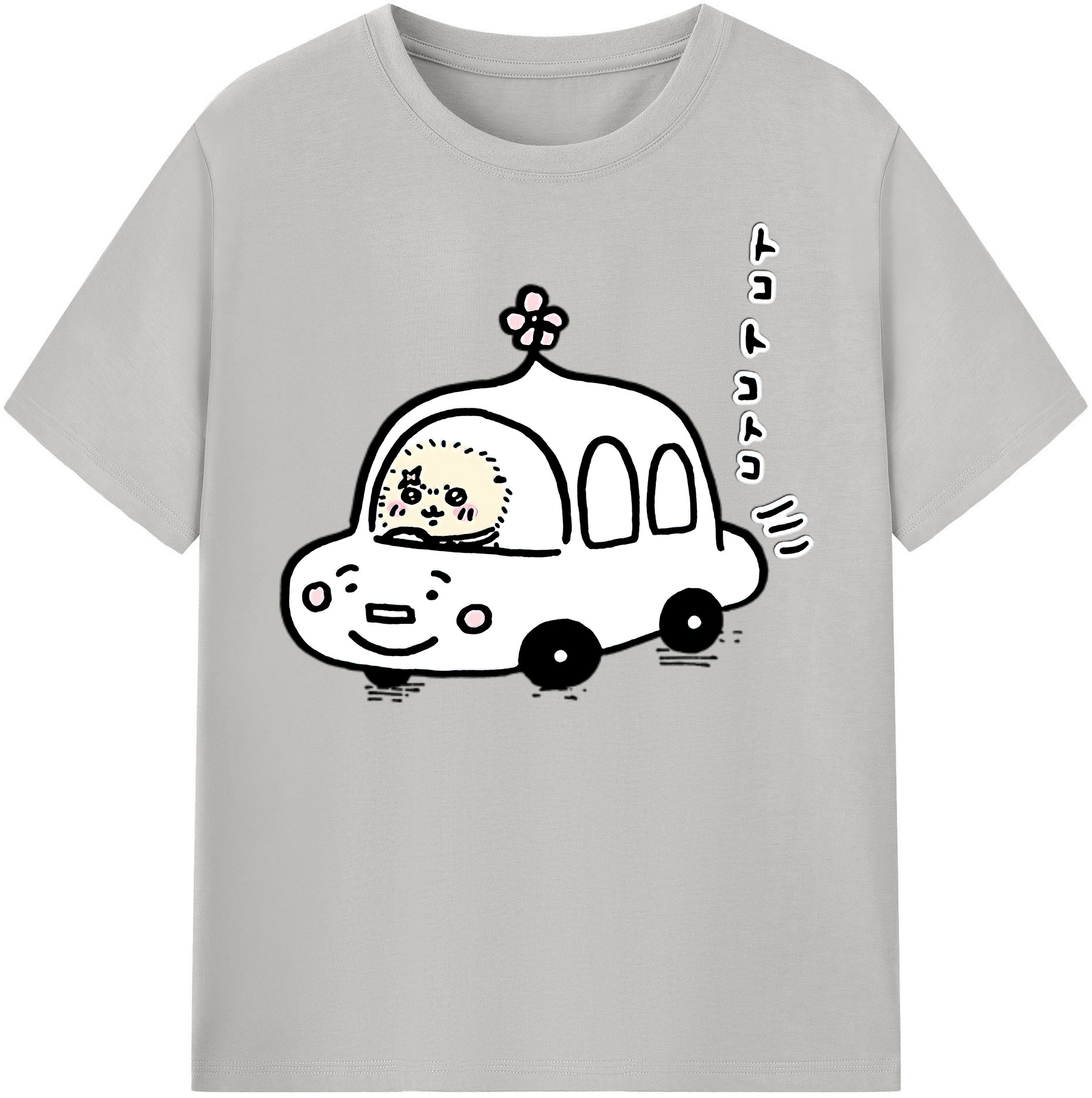 （画像用） ちいかわ ラッコ Chii-kawa Sea otter 綿100％半袖Tシャツ（フロントプリント）