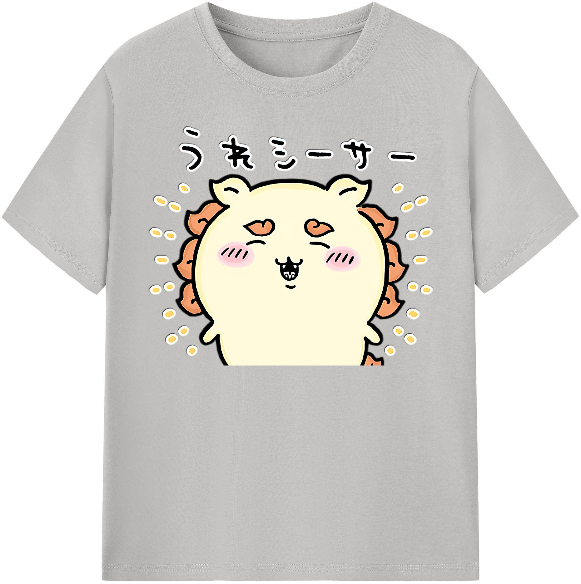 （画像用） ちいかわ シーサー Chii-kawa Shisa 綿100％半袖Tシャツ（フロントプリント）