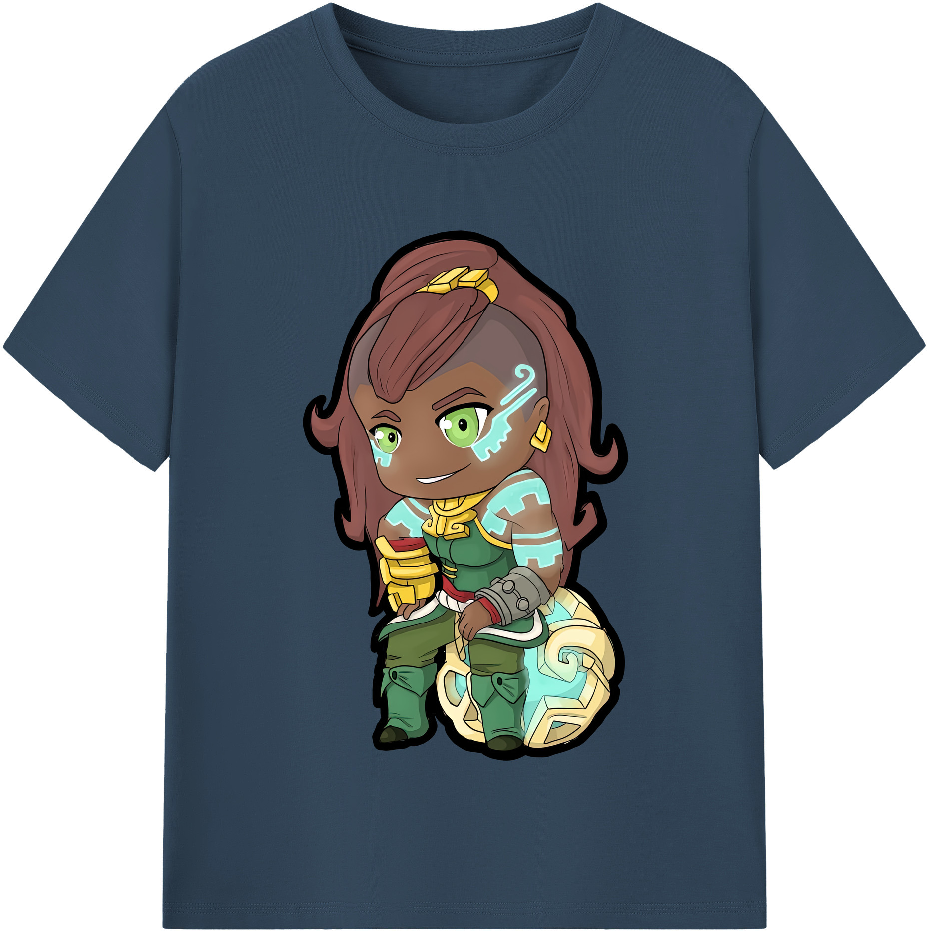 （画像用） ちいかわ ハチワレ Chii-kawa hachiware 綿100％半袖Tシャツ（フロントプリント）