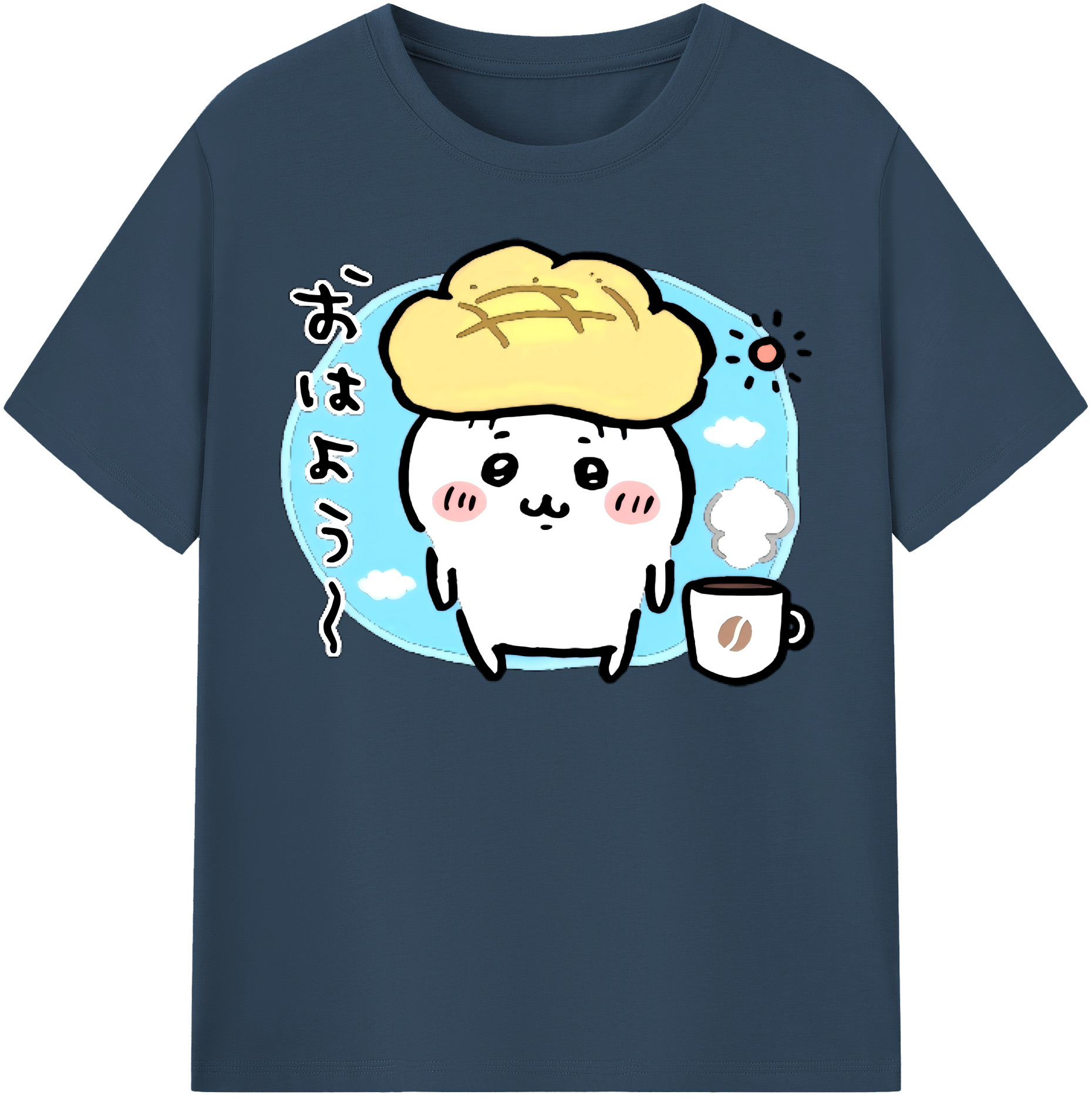 （画像用） ちいかわ ちいかわ Chii-kawa chiikawa 綿100％半袖Tシャツ（フロントプリント）