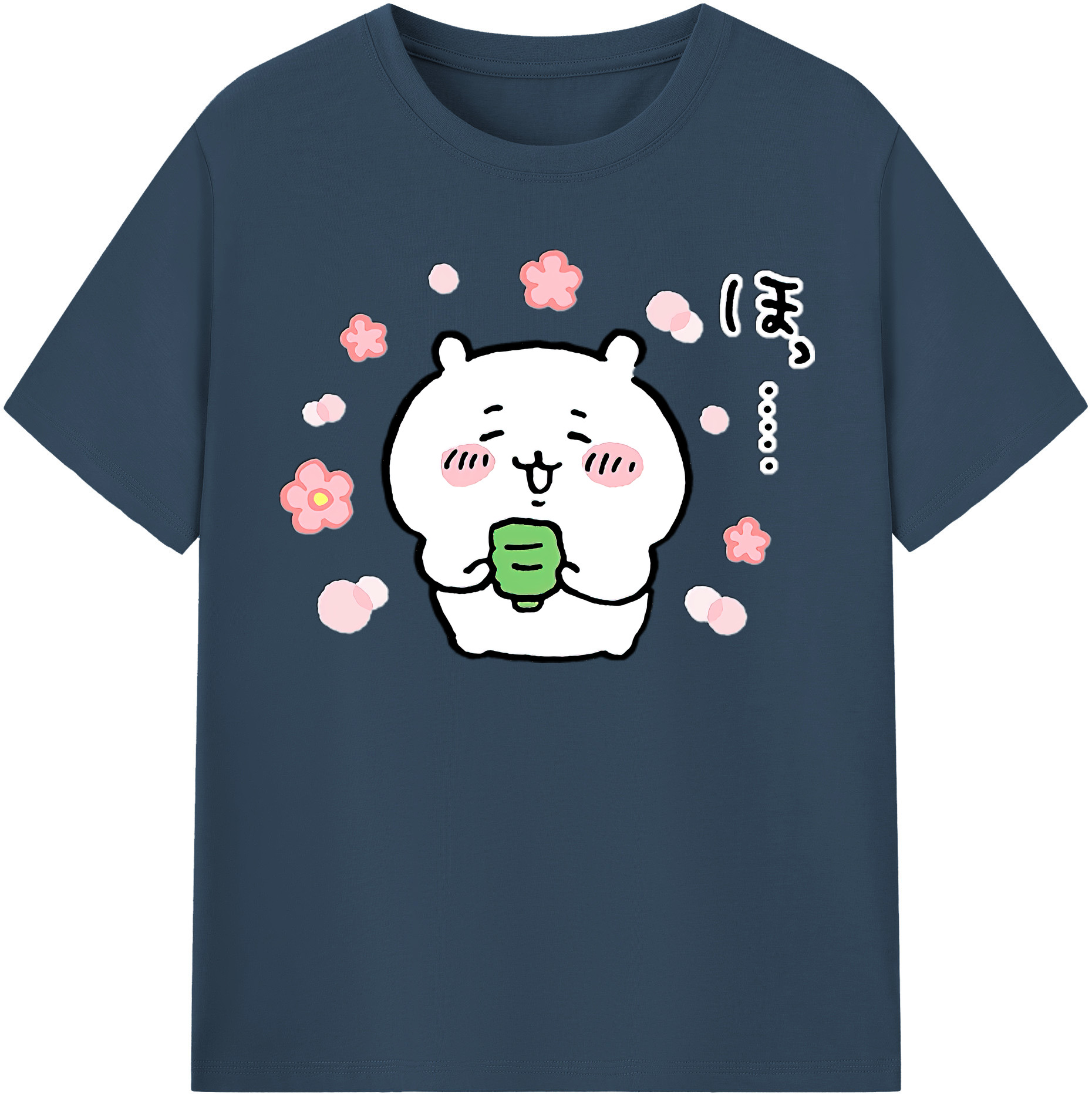 （画像用） ちいかわ ちいかわ Chii-kawa chiikawa 綿100％半袖Tシャツ（フロントプリント）