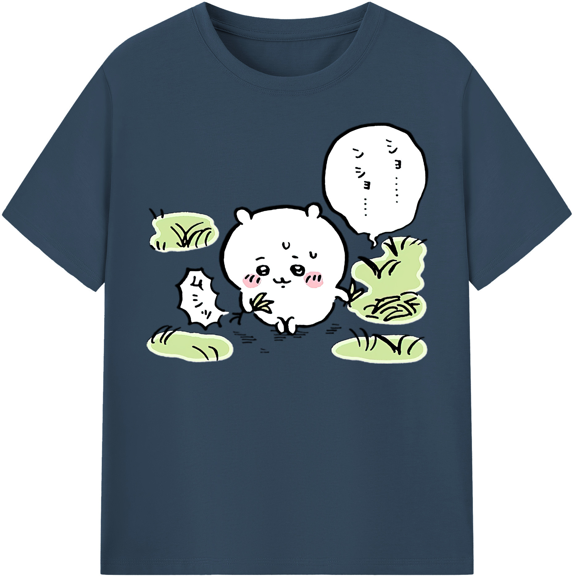 （画像用） ちいかわ ちいかわ Chii-kawa chiikawa 綿100％半袖Tシャツ（フロントプリント）