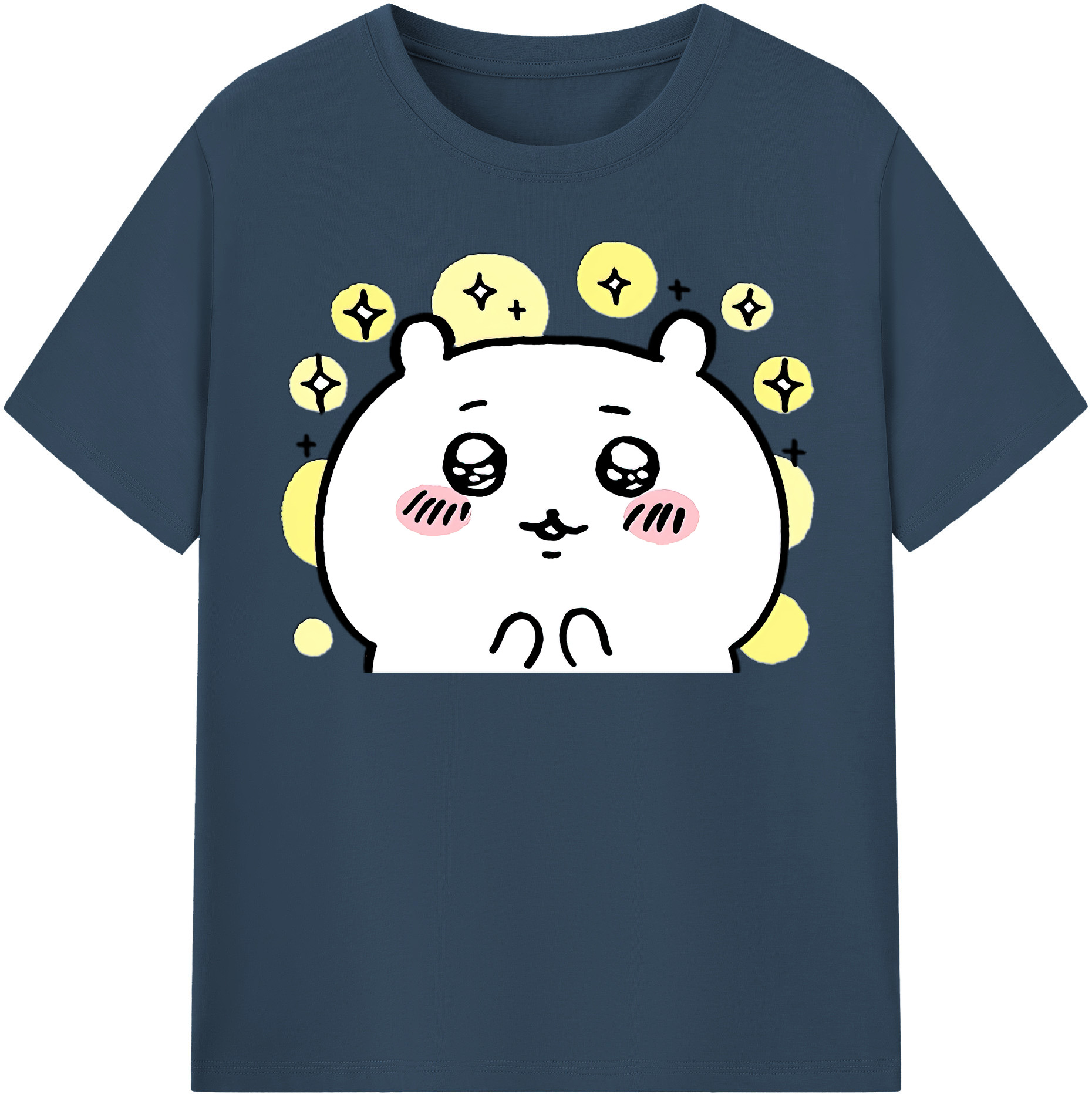 （画像用） ちいかわ ちいかわ Chii-kawa chiikawa 綿100％半袖Tシャツ（フロントプリント）