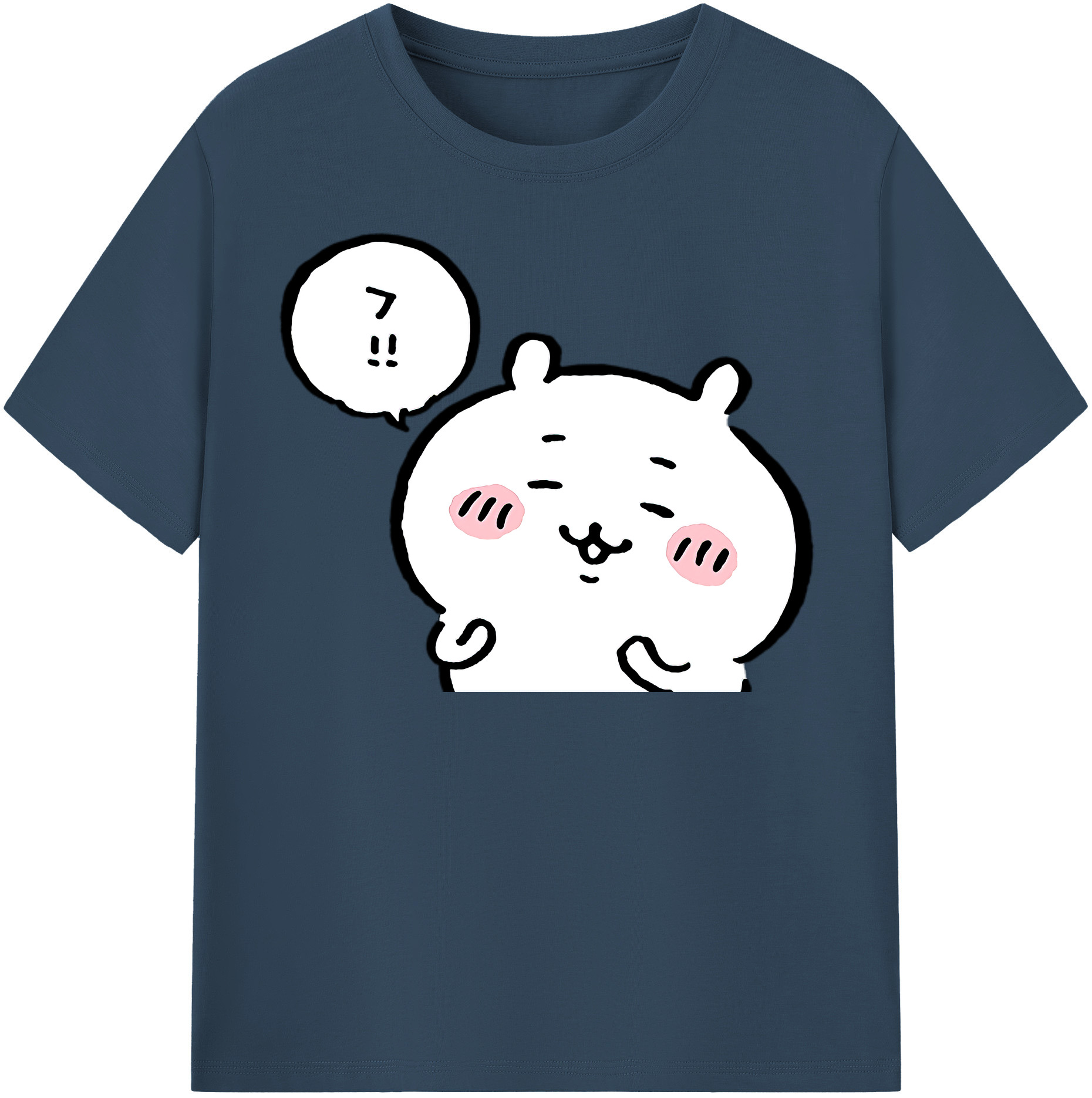 （画像用） ちいかわ ちいかわ Chii-kawa chiikawa 綿100％半袖Tシャツ（フロントプリント）