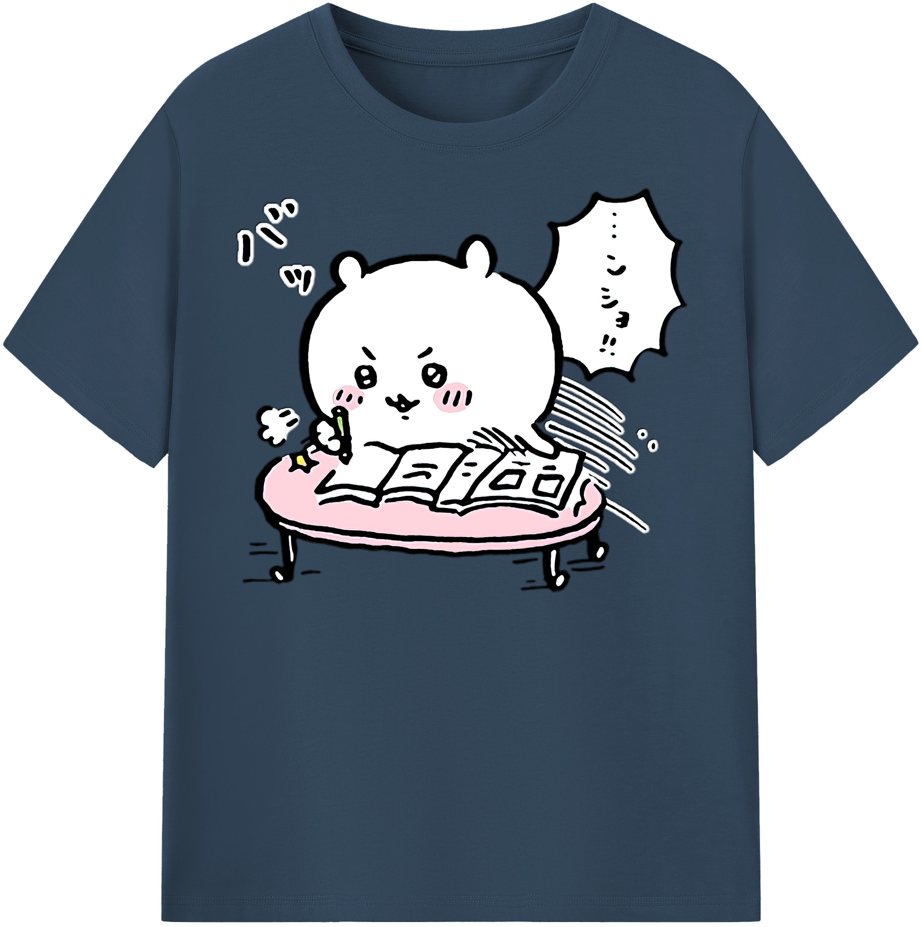 （画像用） ちいかわ ちいかわ Chii-kawa chiikawa 綿100％半袖Tシャツ（フロントプリント）
