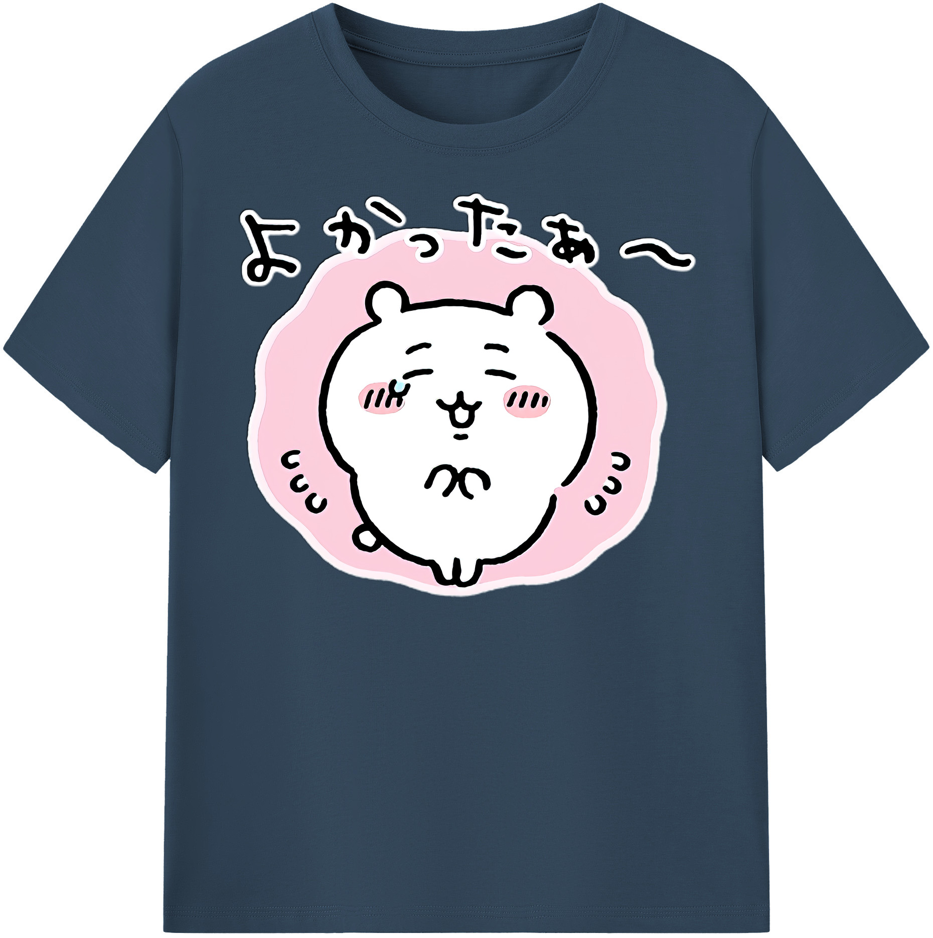 （画像用） ちいかわ ちいかわ Chii-kawa chiikawa 綿100％半袖Tシャツ（フロントプリント）