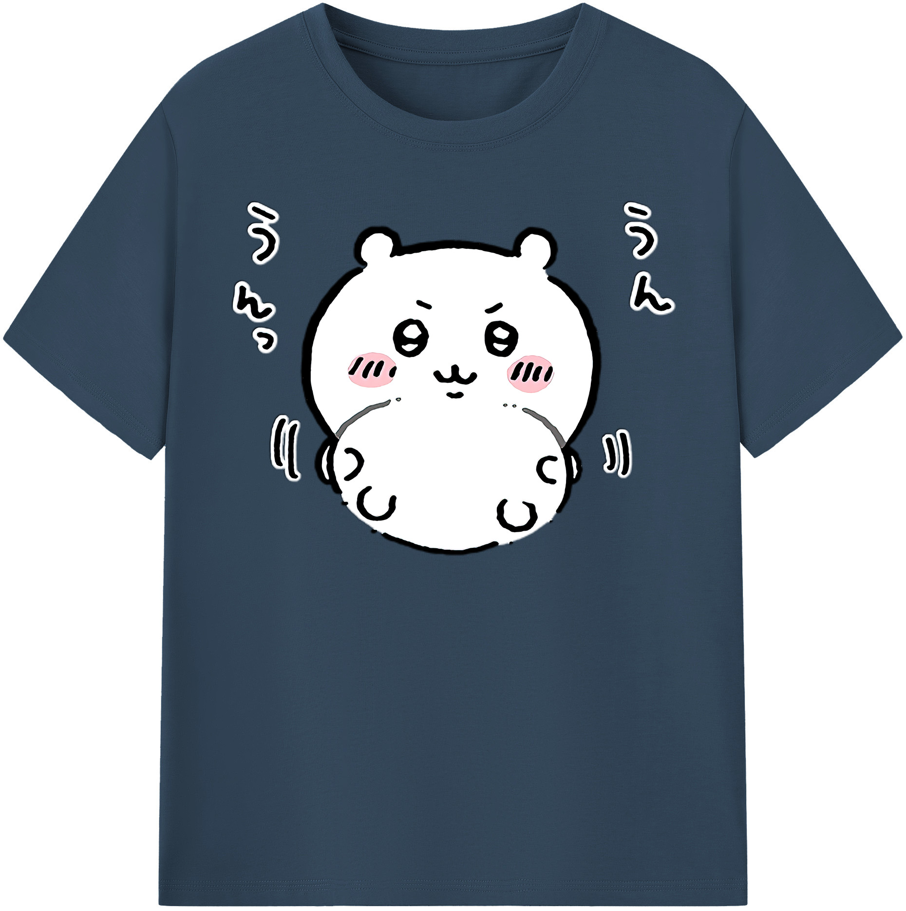 （画像用） ちいかわ ちいかわ Chii-kawa chiikawa 綿100％半袖Tシャツ（フロントプリント）