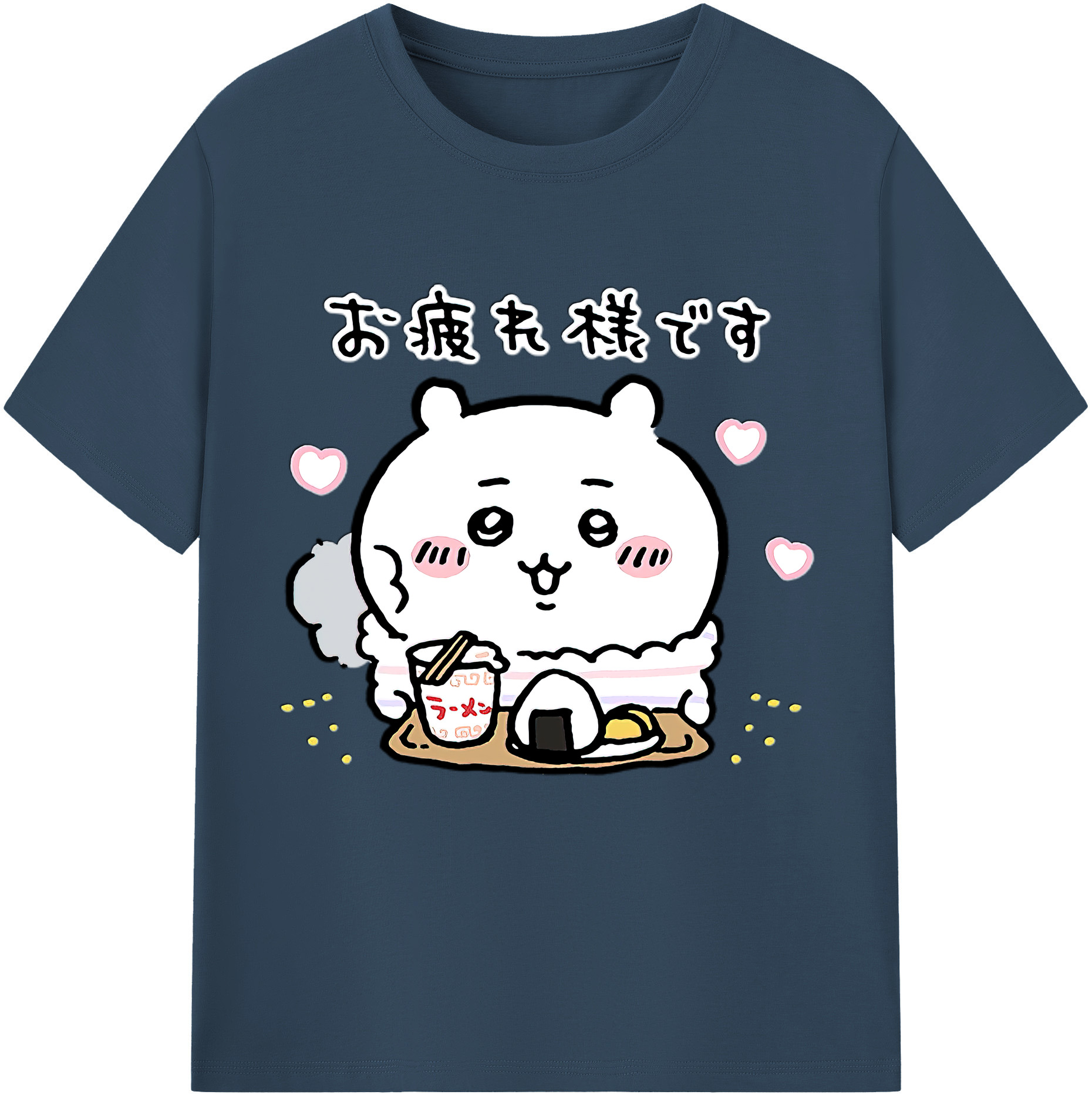 （画像用） ちいかわ ちいかわ Chii-kawa chiikawa 綿100％半袖Tシャツ（フロントプリント）