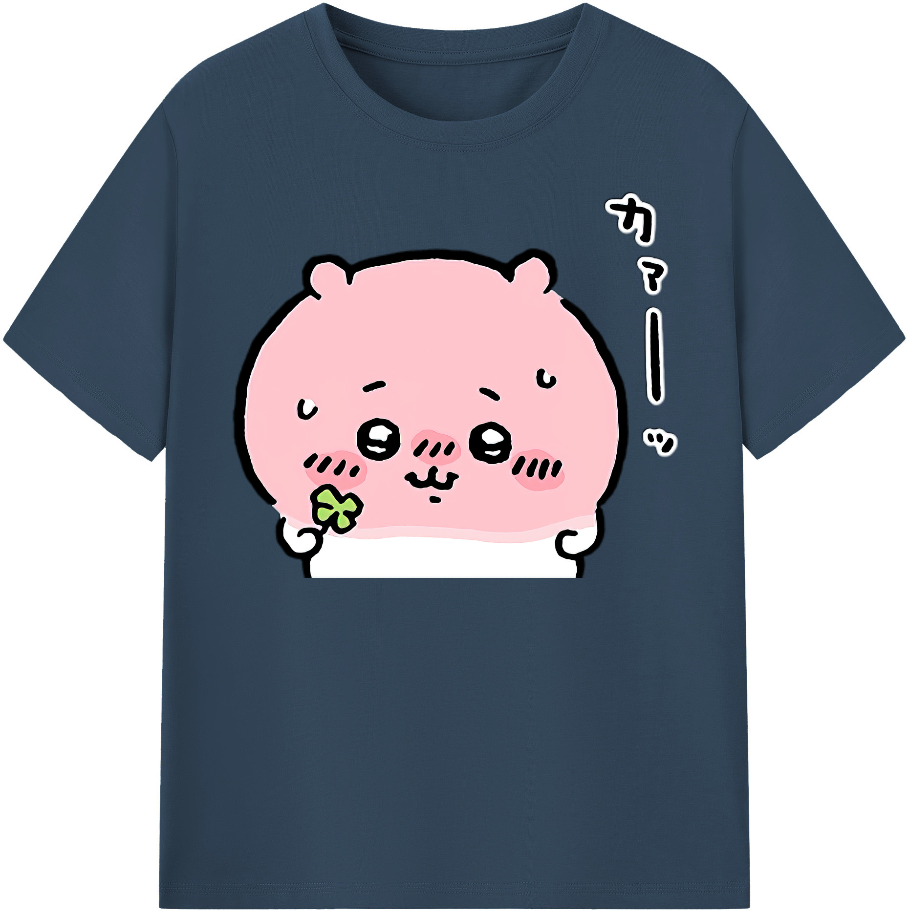 （画像用） ちいかわ ちいかわ Chii-kawa chiikawa 綿100％半袖Tシャツ（フロントプリント）