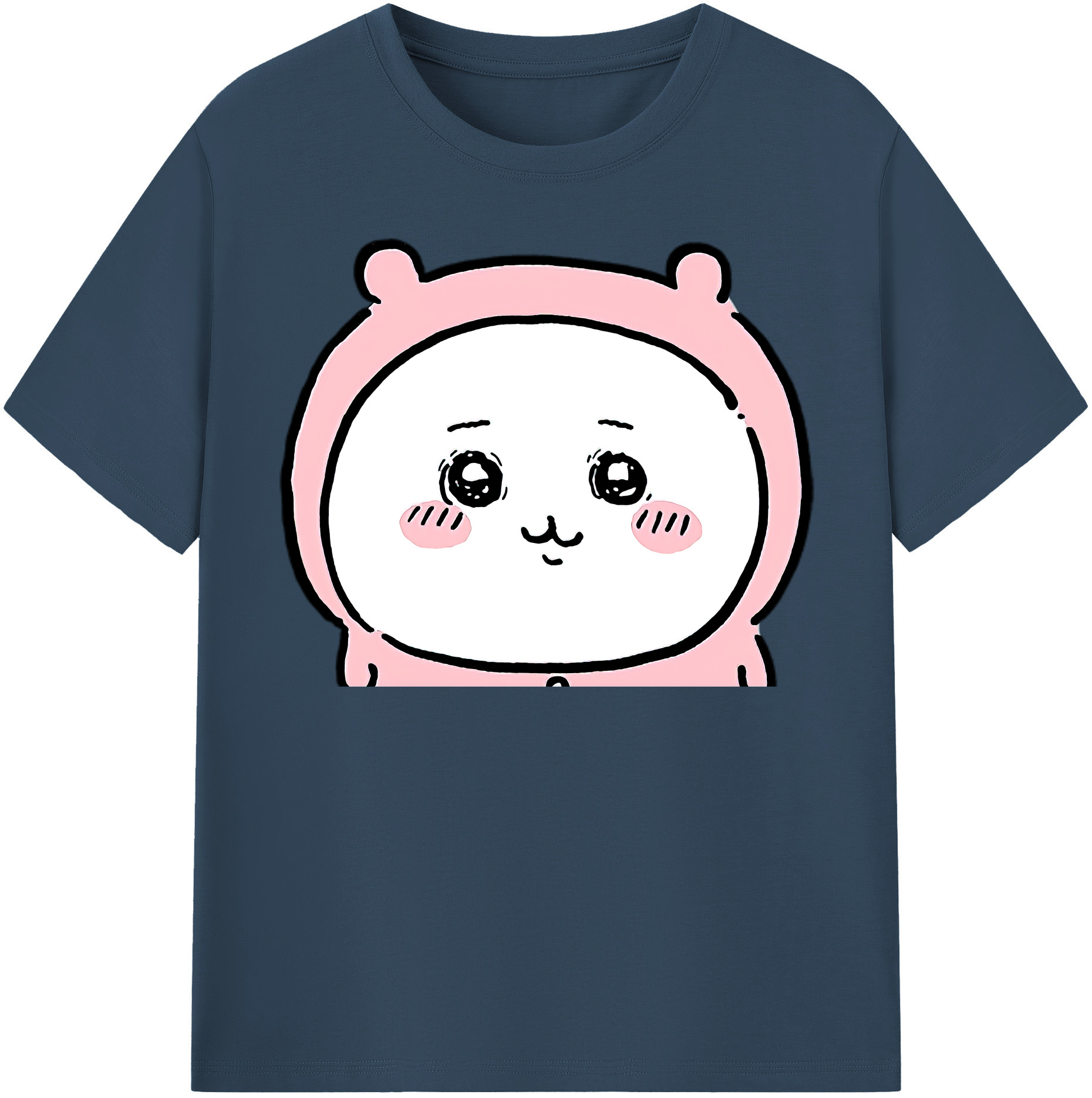 （画像用） ちいかわ ちいかわ Chii-kawa chiikawa 綿100％半袖Tシャツ（フロントプリント）