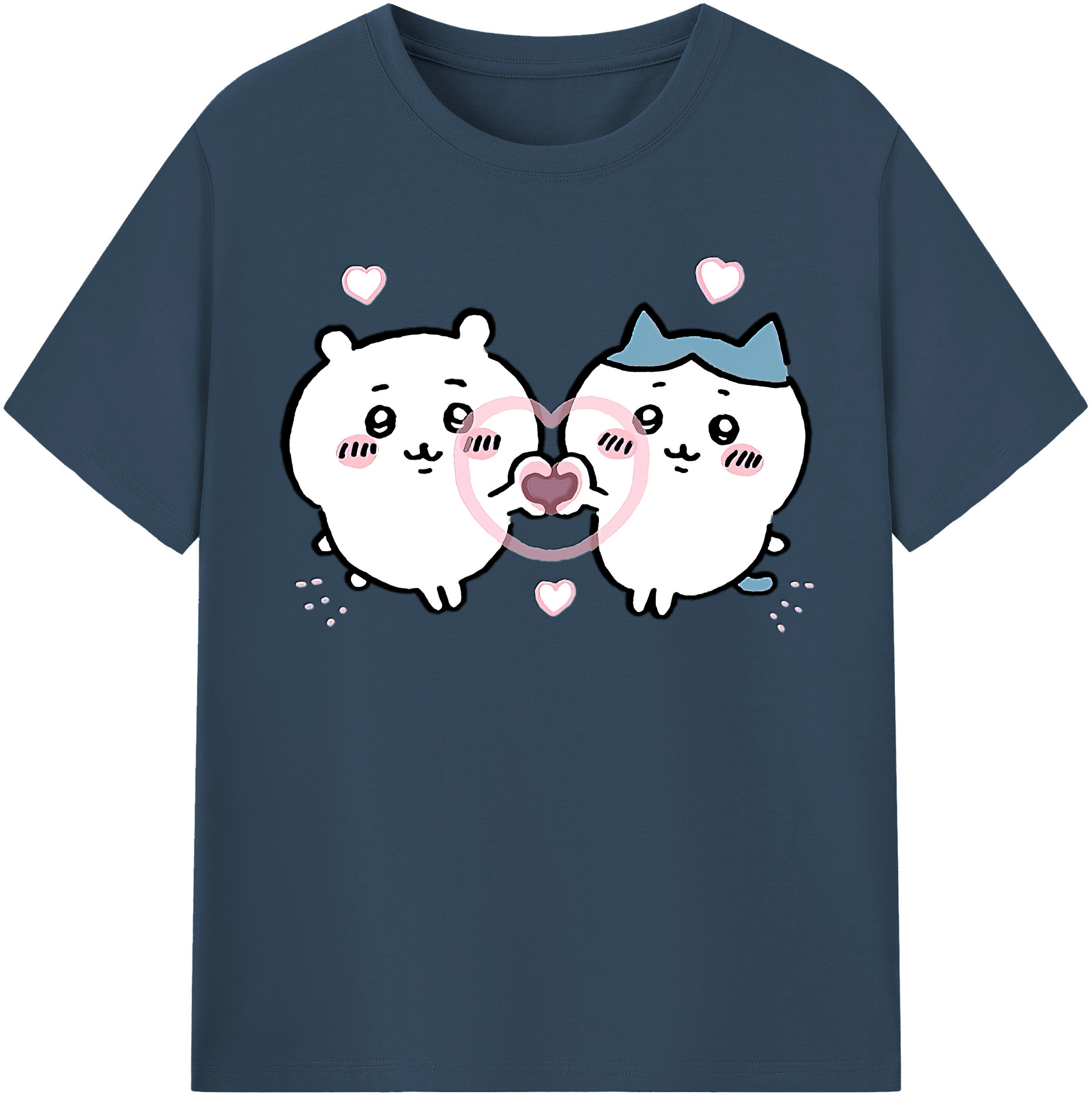 （画像用） ちいかわ ちいかわ Chii-kawa chiikawa 綿100％半袖Tシャツ（フロントプリント）