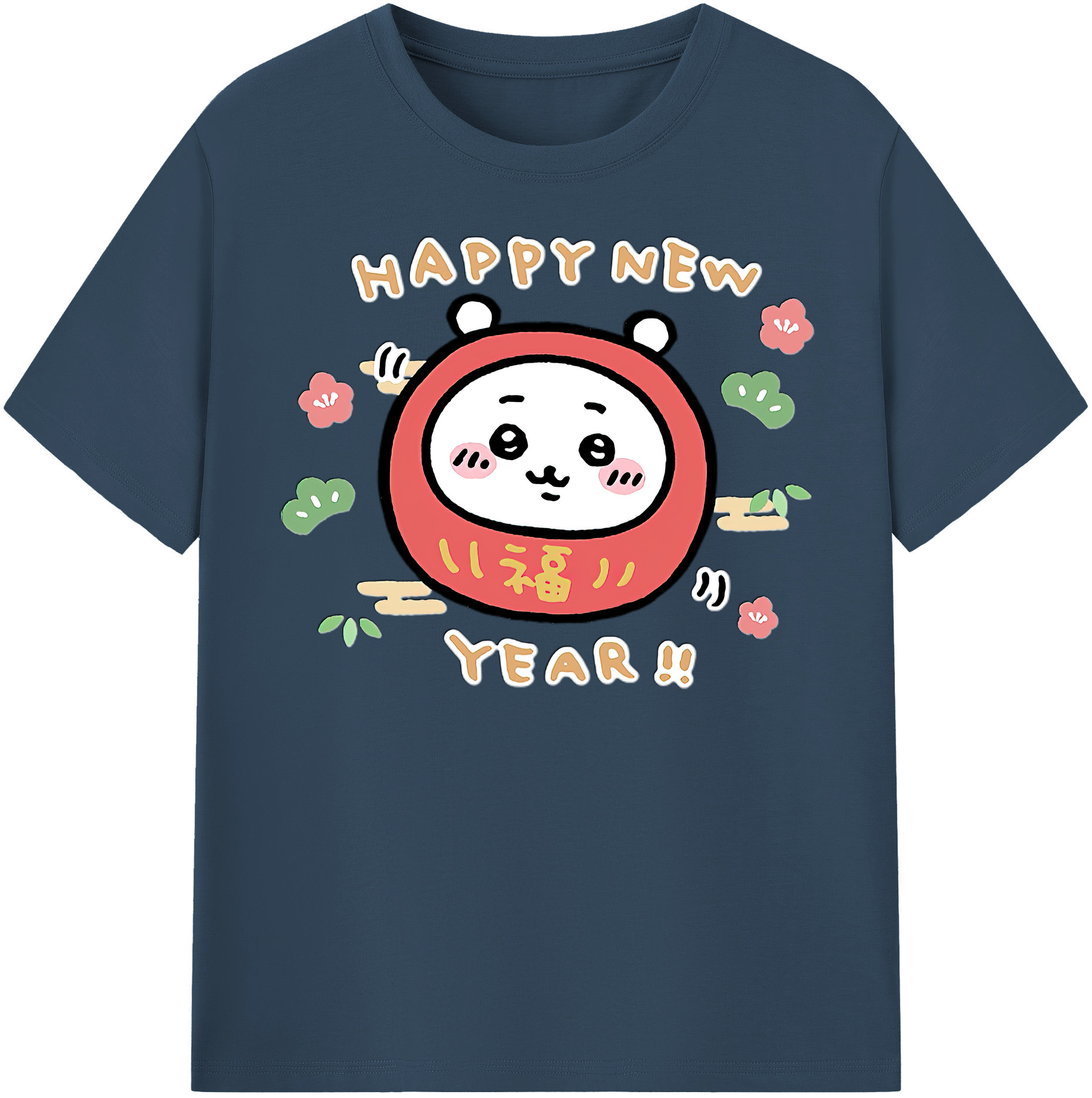 （画像用） ちいかわ ちいかわ Chii-kawa chiikawa 綿100％半袖Tシャツ（フロントプリント）