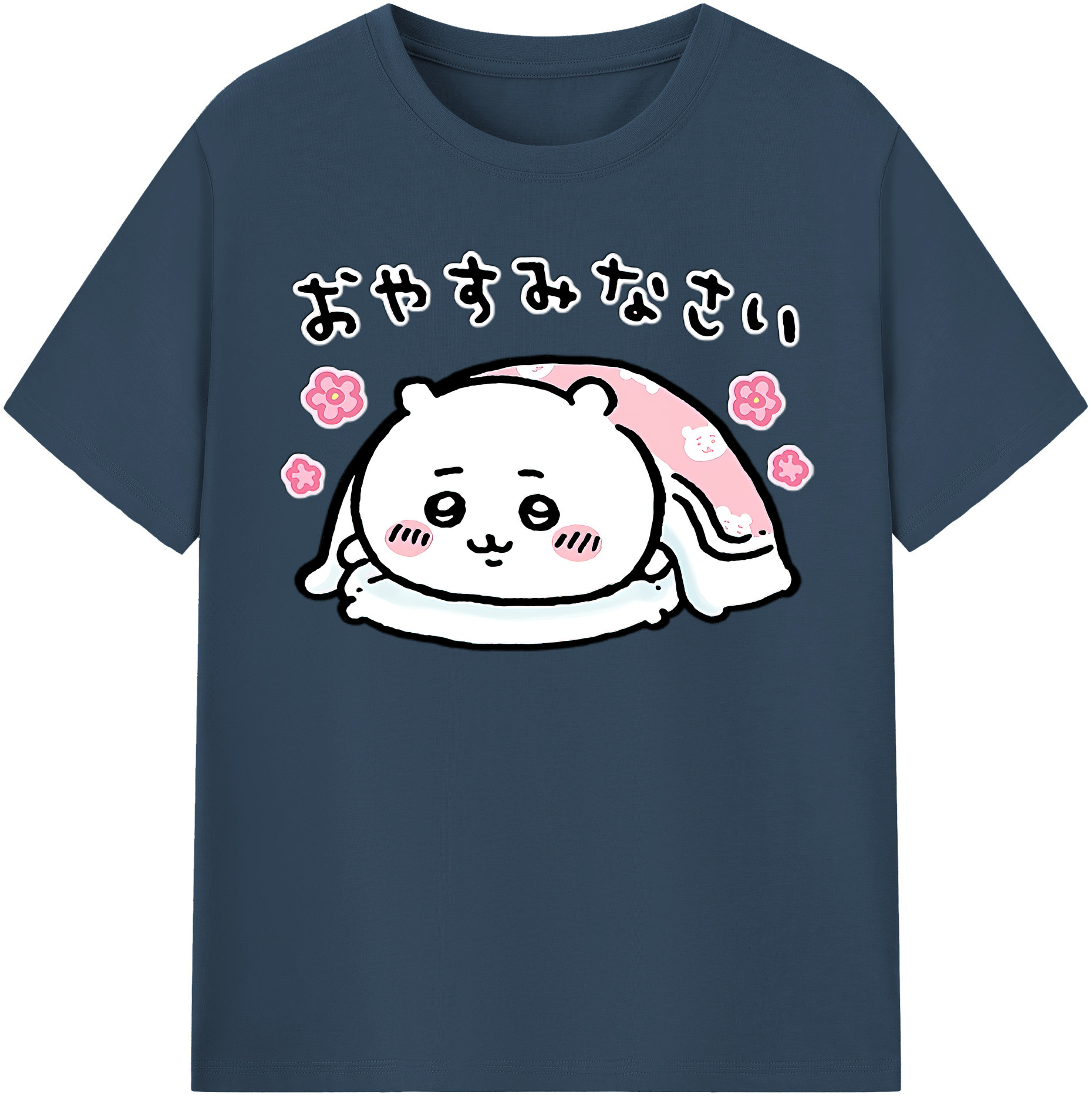 （画像用） ちいかわ ちいかわ Chii-kawa chiikawa 綿100％半袖Tシャツ（フロントプリント）