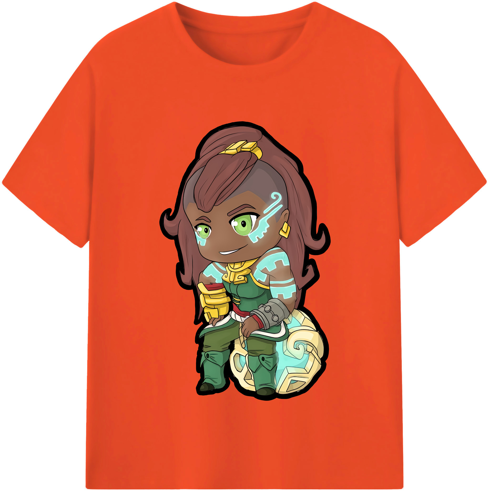 （画像用） ちいかわ ハチワレ Chii-kawa hachiware 綿100％半袖Tシャツ（フロントプリント）