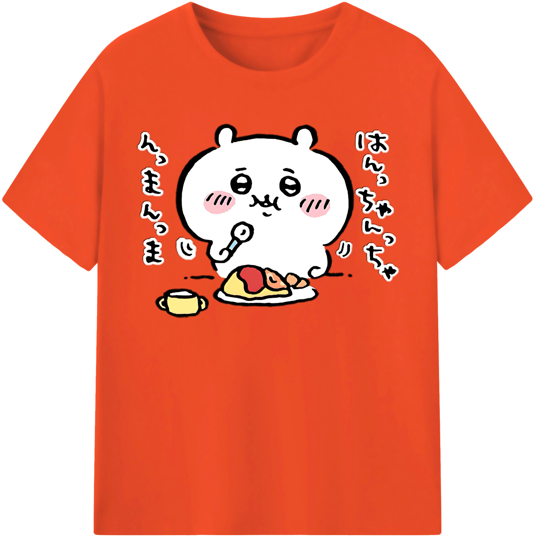 （画像用） ちいかわ ちいかわ Chii-kawa chiikawa 綿100％半袖Tシャツ（フロントプリント）