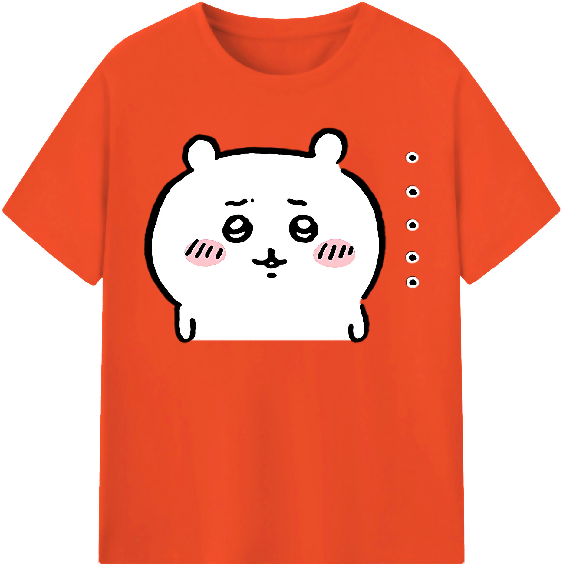 （画像用） ちいかわ ちいかわ Chii-kawa chiikawa 綿100％半袖Tシャツ（フロントプリント）
